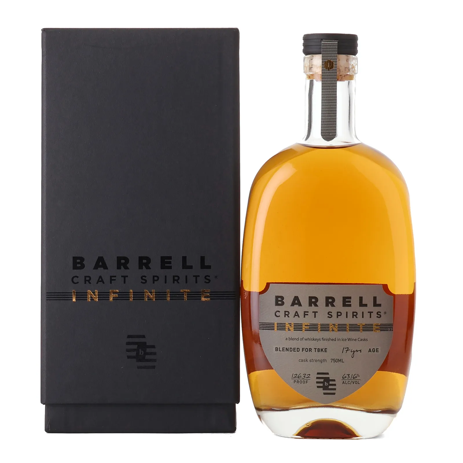 Barrell Craft Spirits Infinite Blended for T8ke 17 Year Old, Ice Wine Cask, 2024, 63.16% whisky bottle