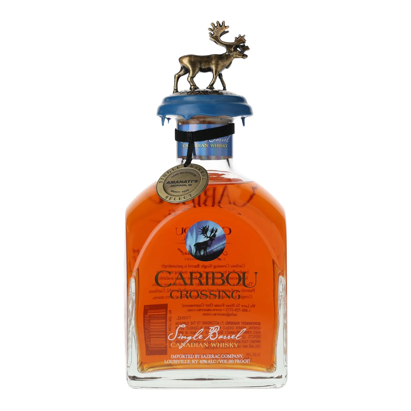 Caribou Crossing Amanati's Private Barrel Selection, Cask #306, 40% whisky bottle