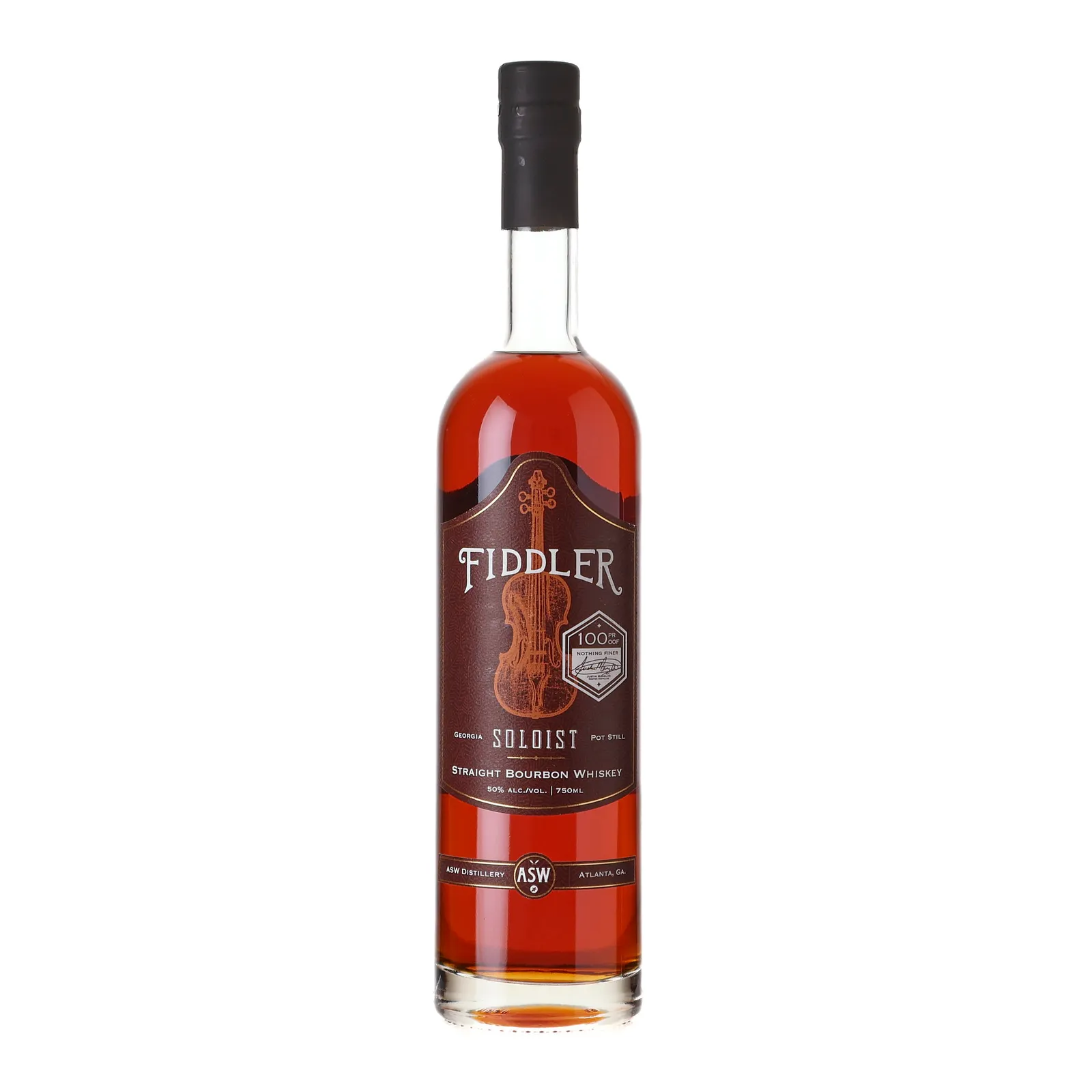 Fiddler Soloist Bourbon, New American Oak Cask, 50% whisky bottle