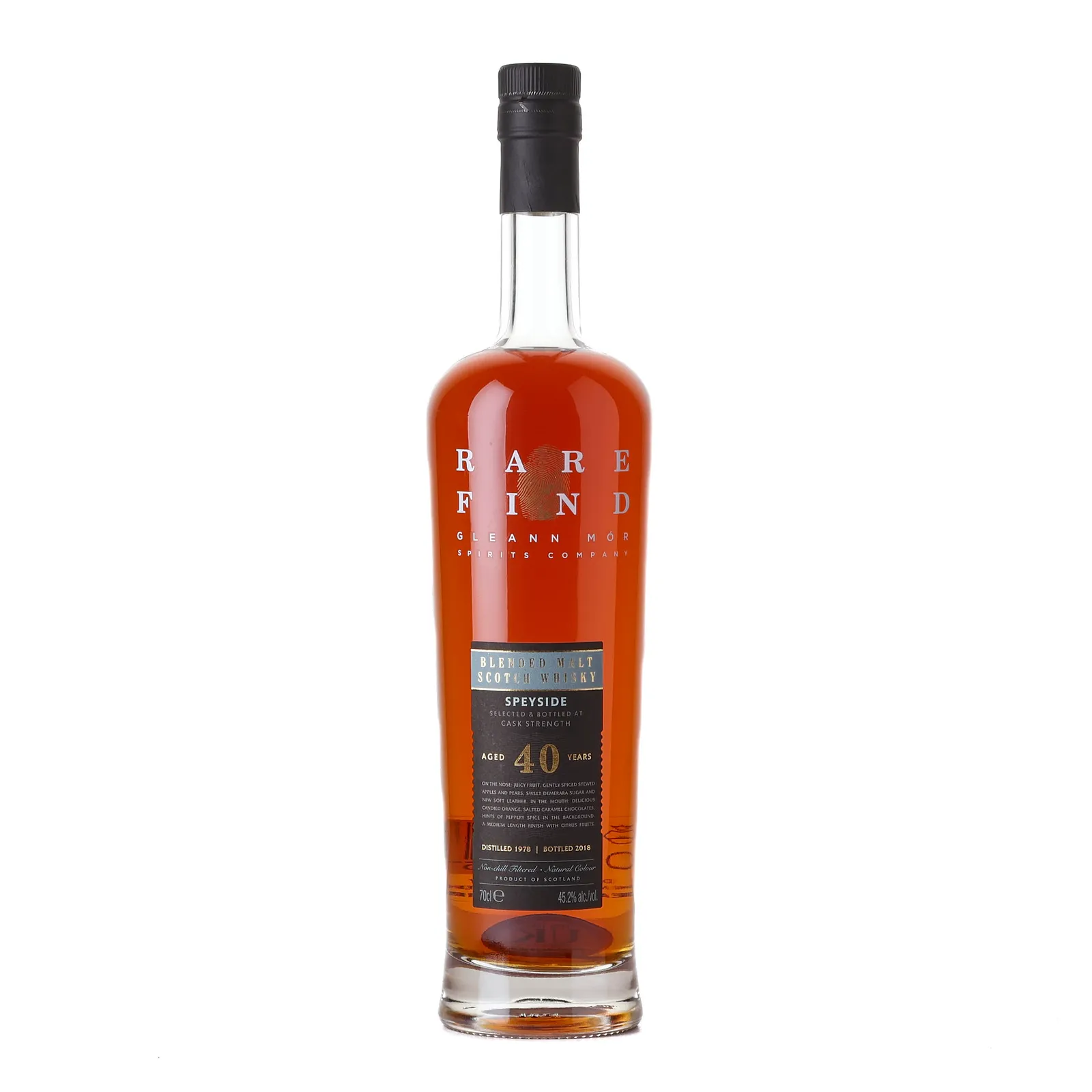 Gleann Mor Rare Find Speyside 40 Year Old, Sherry Cask, 1978, Gleann Mor, 45.2% whisky bottle