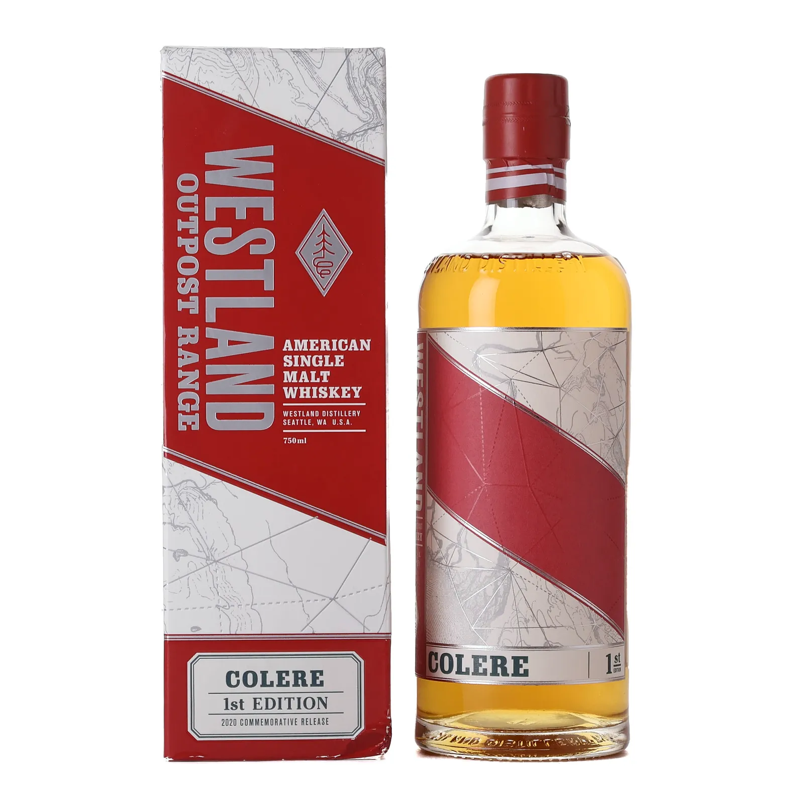 Westland Colere 1st Edition 3 Year Old, 2020, 50% whisky bottle
