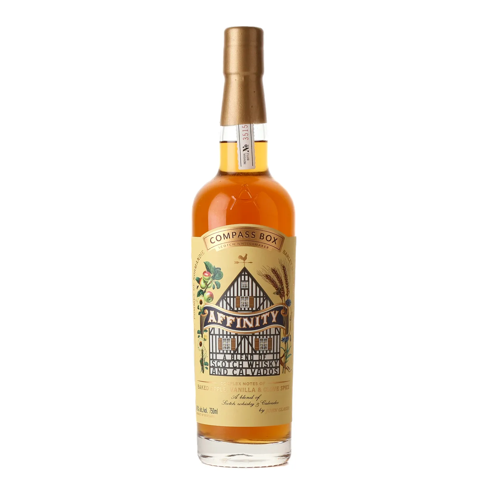 Compass Box Affinity, French Oak & Sherry Cask, 2019, 46% whisky bottle