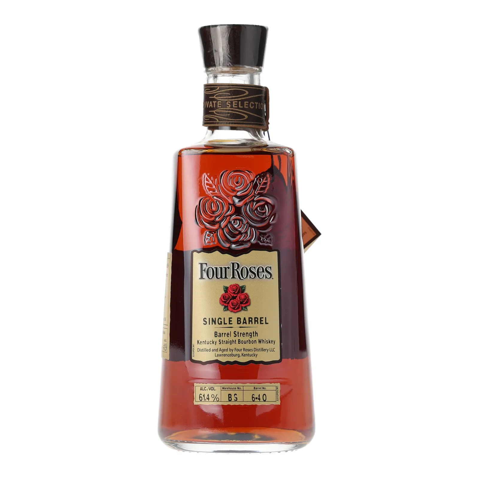 Four Roses Barrel Strength OESV 9 Year Old, New Charred Oak Cask, Cask #19, Batch No. BS 6-4O (Tier 4), 2024, 61.4% whisky bottle