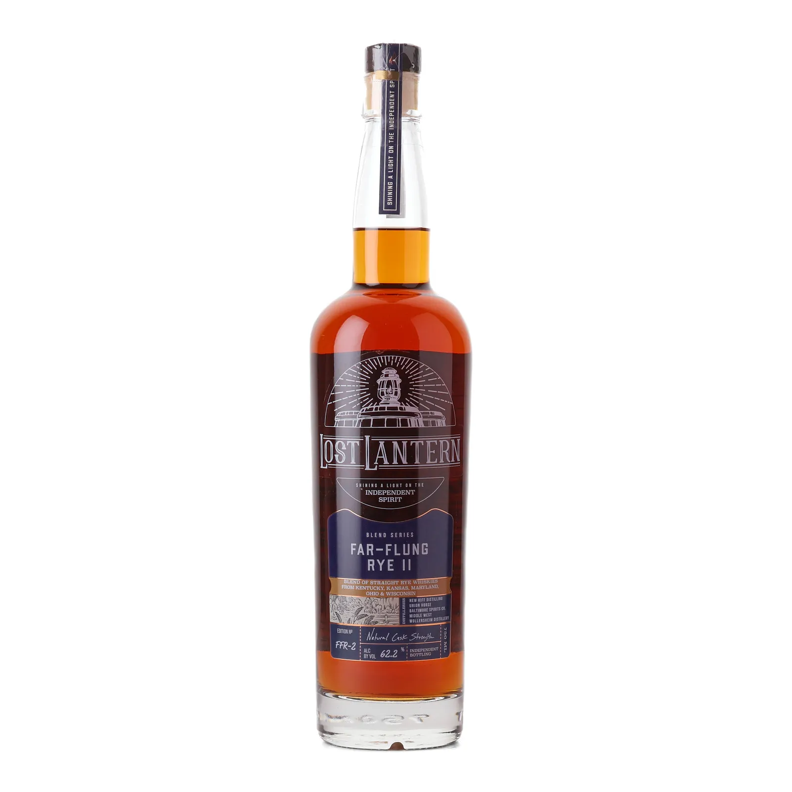 Lost Lantern Far-Flung Rye II 5 Year Old, Batch No. FFR-2, Lost Lantern, 62.2% whisky bottle