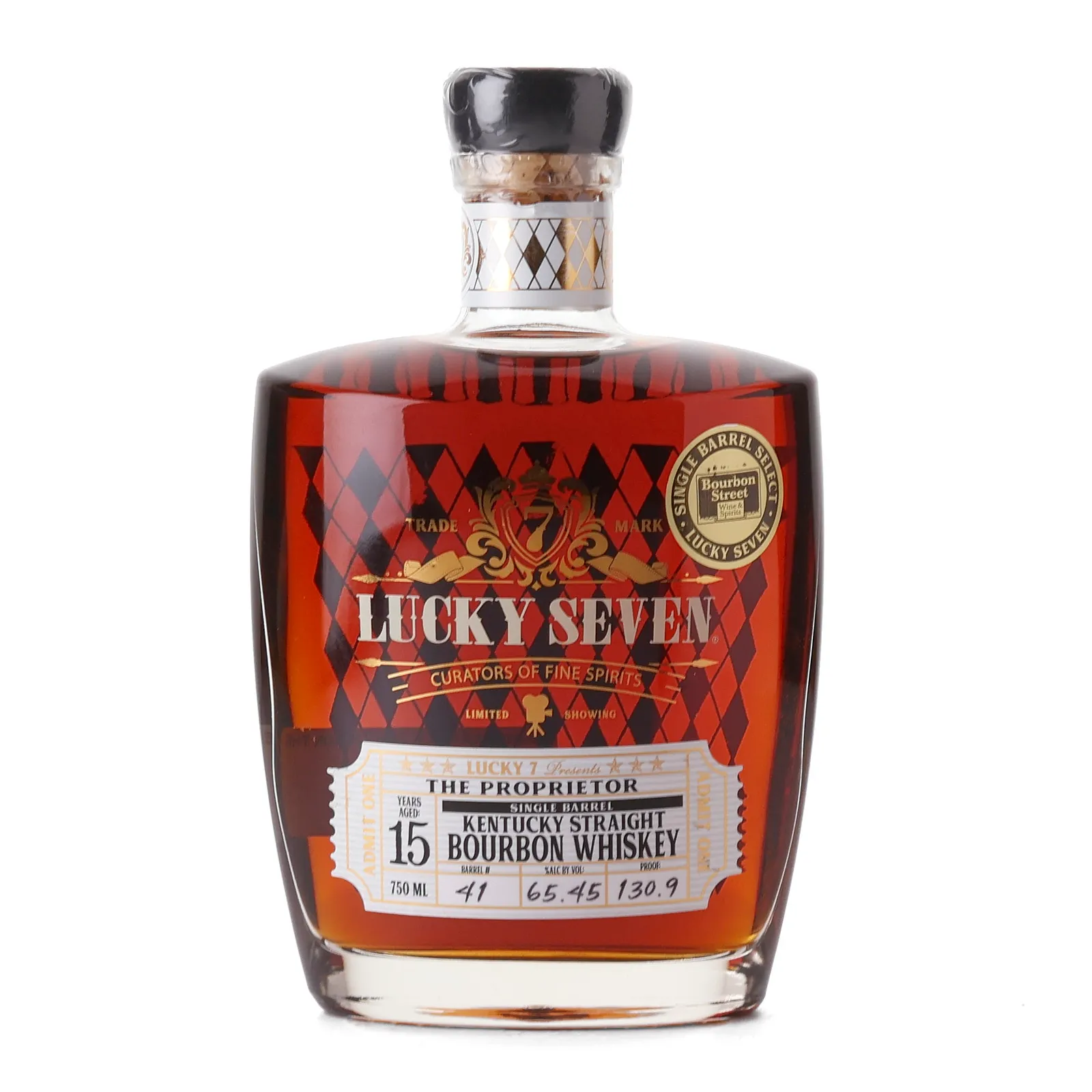 Lucky Seven The Proprietor 15 Year Old, New Charred Oak Cask, Cask #41, 2023, 65.45% whisky bottle