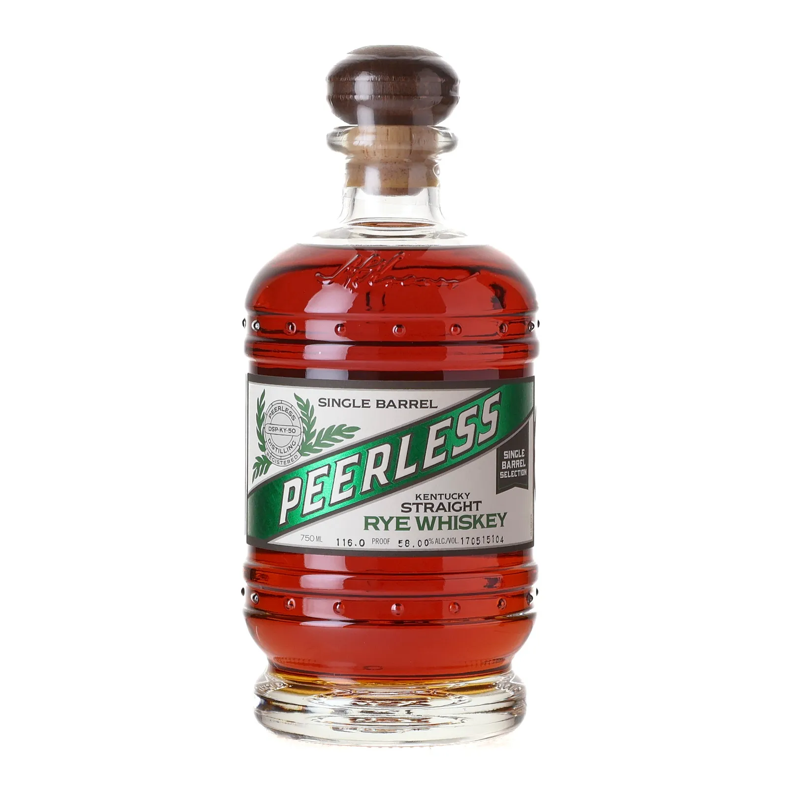 Peerless Rye 'Whiskey Tangos' Private Barrel Selection, 58% whisky bottle