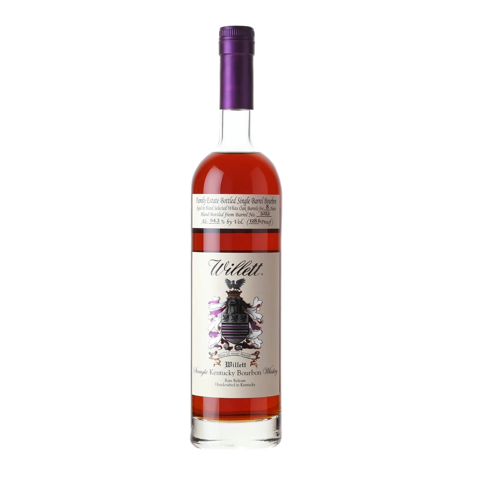 Willett Family Estate 'Shaka When The Walls Fell' 8 Year Old, Cask #5253, 64.3% whisky bottle