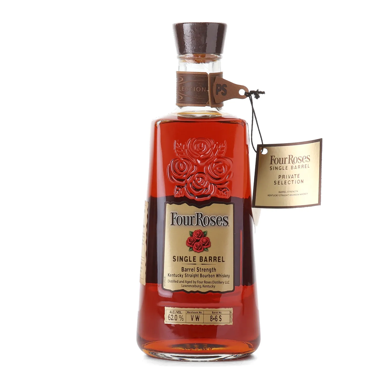 Four Roses Single Barrel Private Selection OBSF 10 Year Old, Cask #8-6 S, 2022, 62% whisky bottle