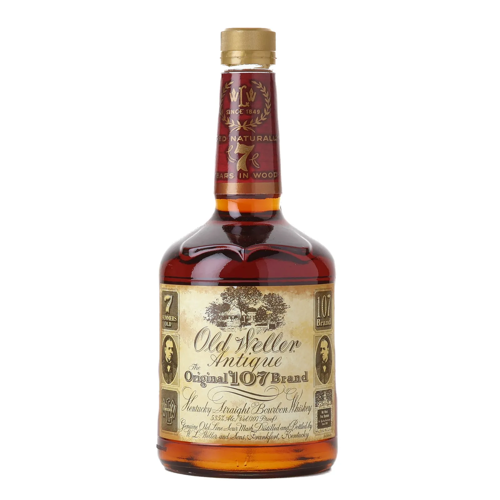 Old Weller Original 107 Proof 7 Year Old, 53.5% whisky bottle