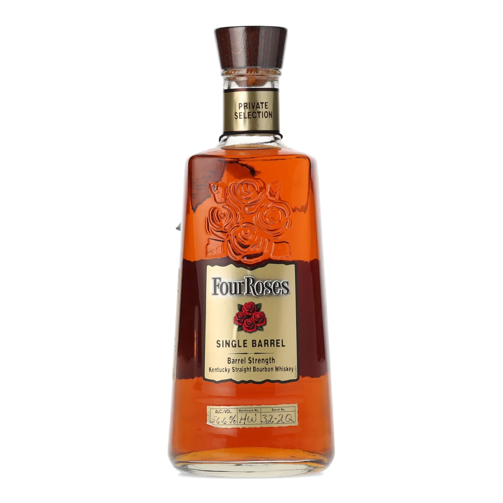 Four Roses Barrel Strength OBSF 'Icons Of Whisky America' Private Barrel Selection 11 Year Old, New Charred American Oak Cask, Cask #HW 32-2Q, 56.6% whisky bottle