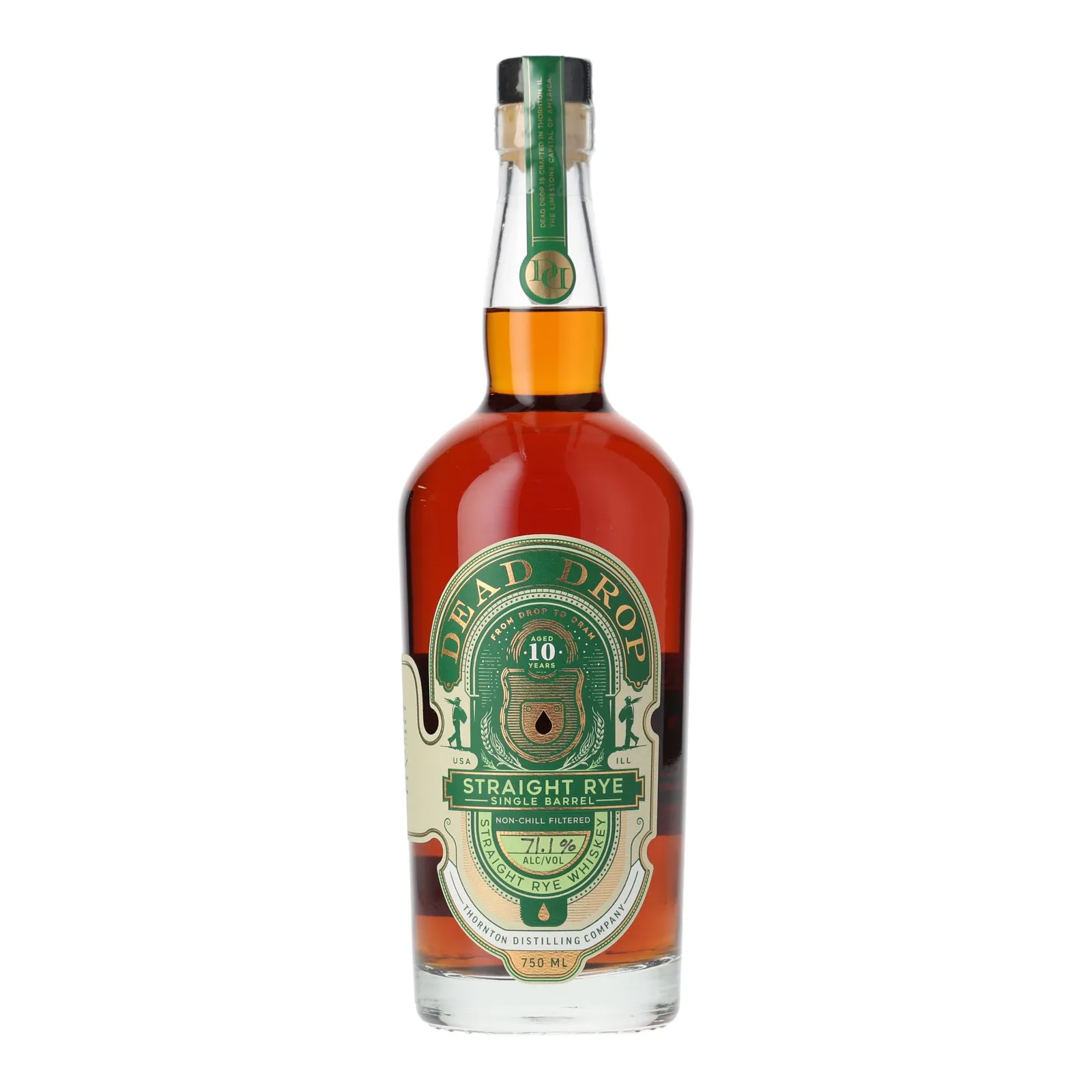 Dead Drop Single Barrel 10 Year Old, Cask #625, 2025, 71.1% whisky bottle