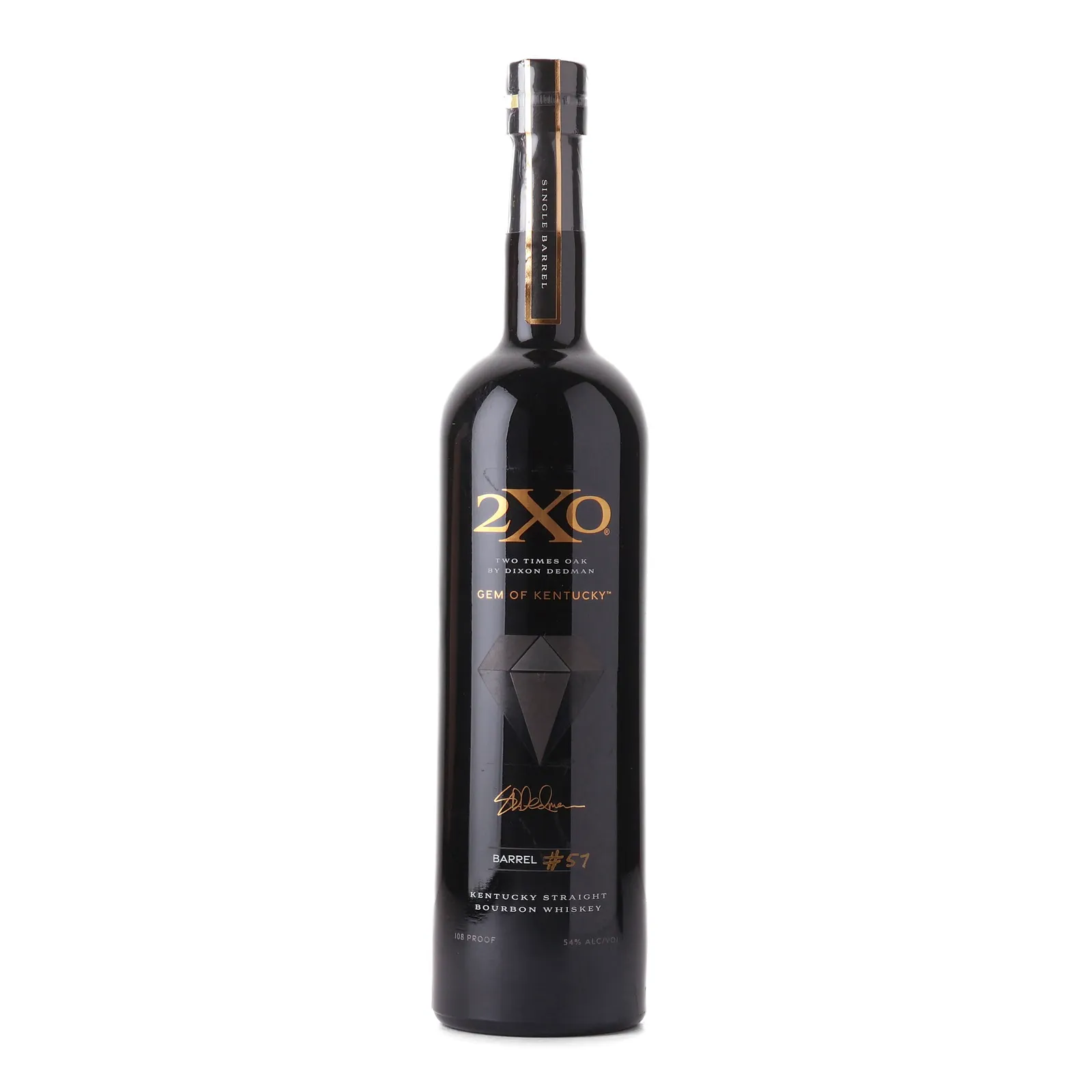2XO Gem of Kentucky, Single Barrel, New Charred Oak Cask, 2023, 54% whisky bottle
