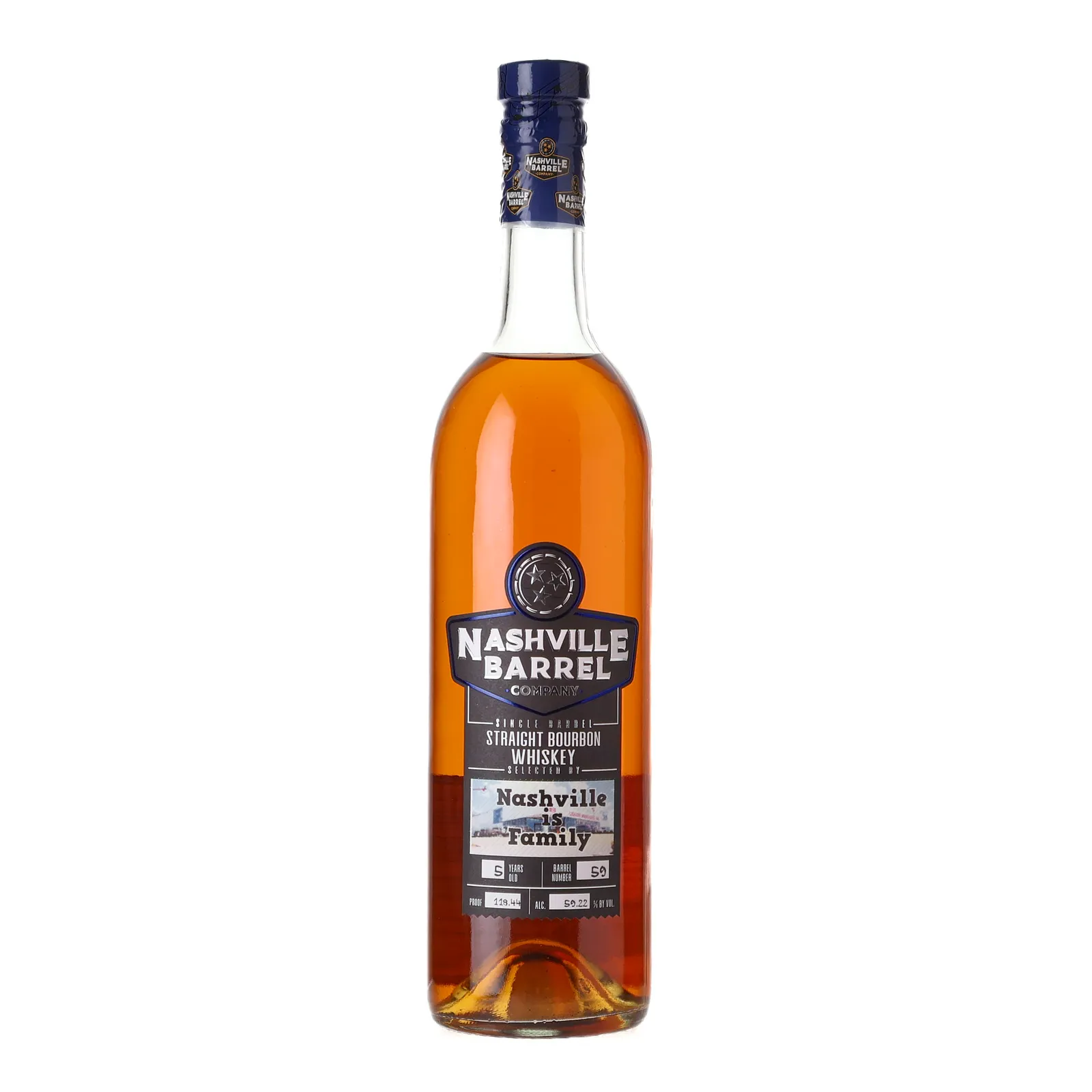 Nashville Barrel Company 'Nashville is Family' 5 Year Old, Cask #59, 59.2% whisky bottle