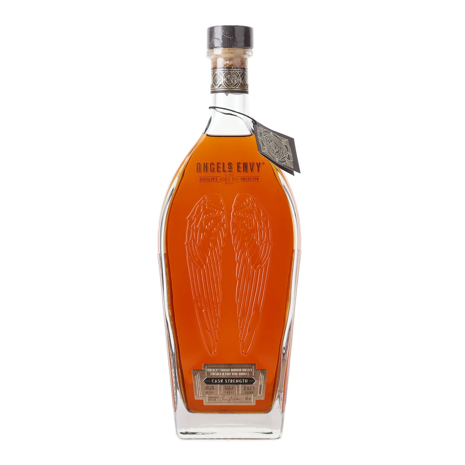 Angel's Envy Cask Strength 10 Year Old, New American Oak & Port Cask, Batch No. C14, 2025, 61.3% whisky bottle