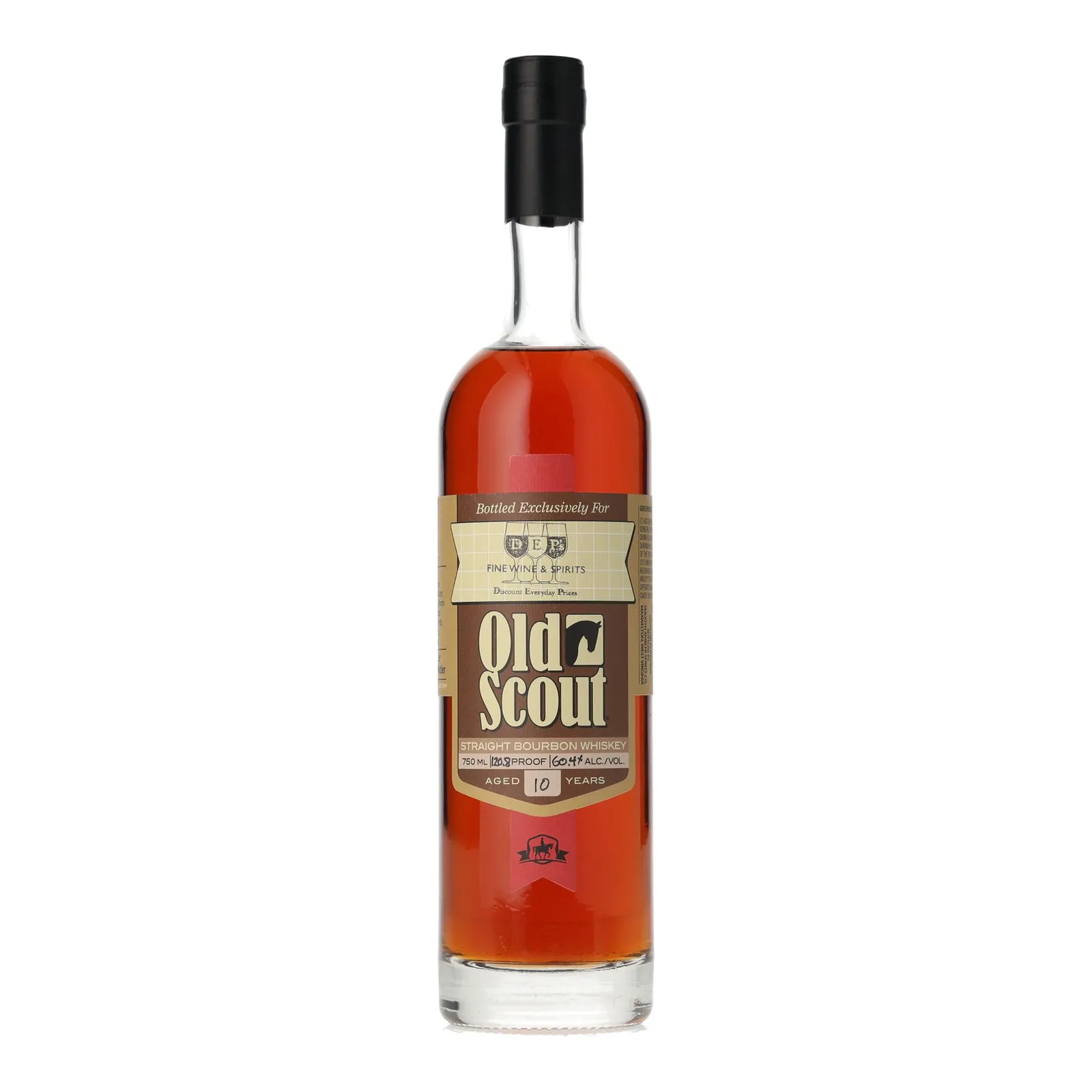 Old Scout DEP's Private Barrel Selection 10 Year Old, Cask #3498, Smooth Ambler, 60.4% whisky bottle