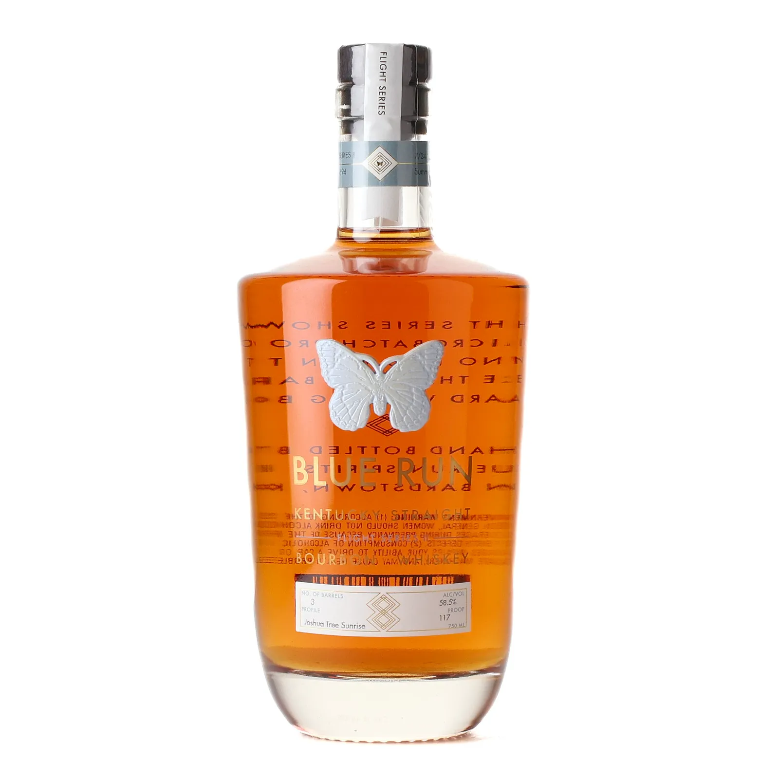 Blue Run Flight Series II: Joshua Tree Sunrise, 2023, 58.5% whisky bottle