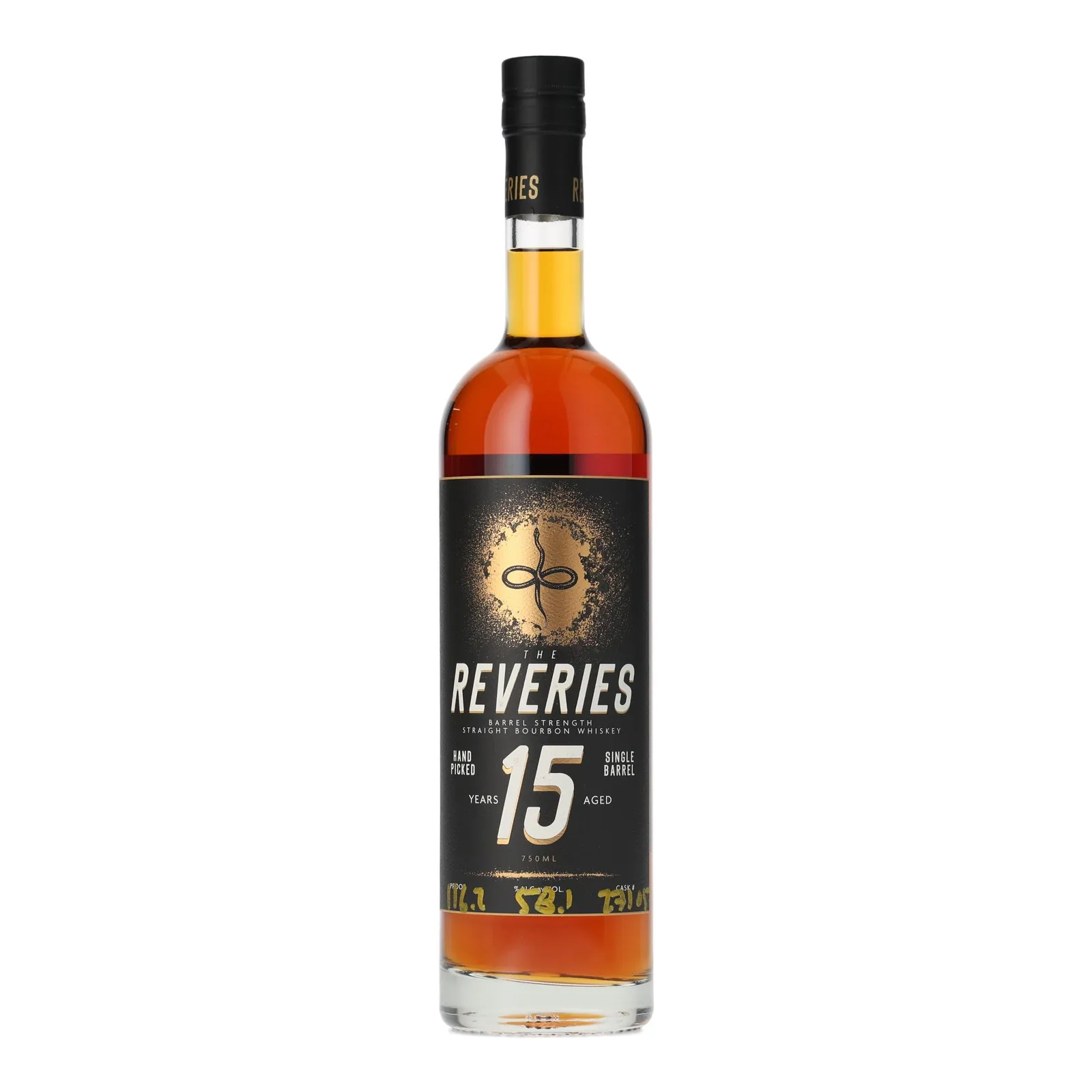Reveries Bourbin Gala Private Barrel Selection 15 Year Old, Bourbon Cask, Cask #27105, The Reveries, 58.1% whisky bottle