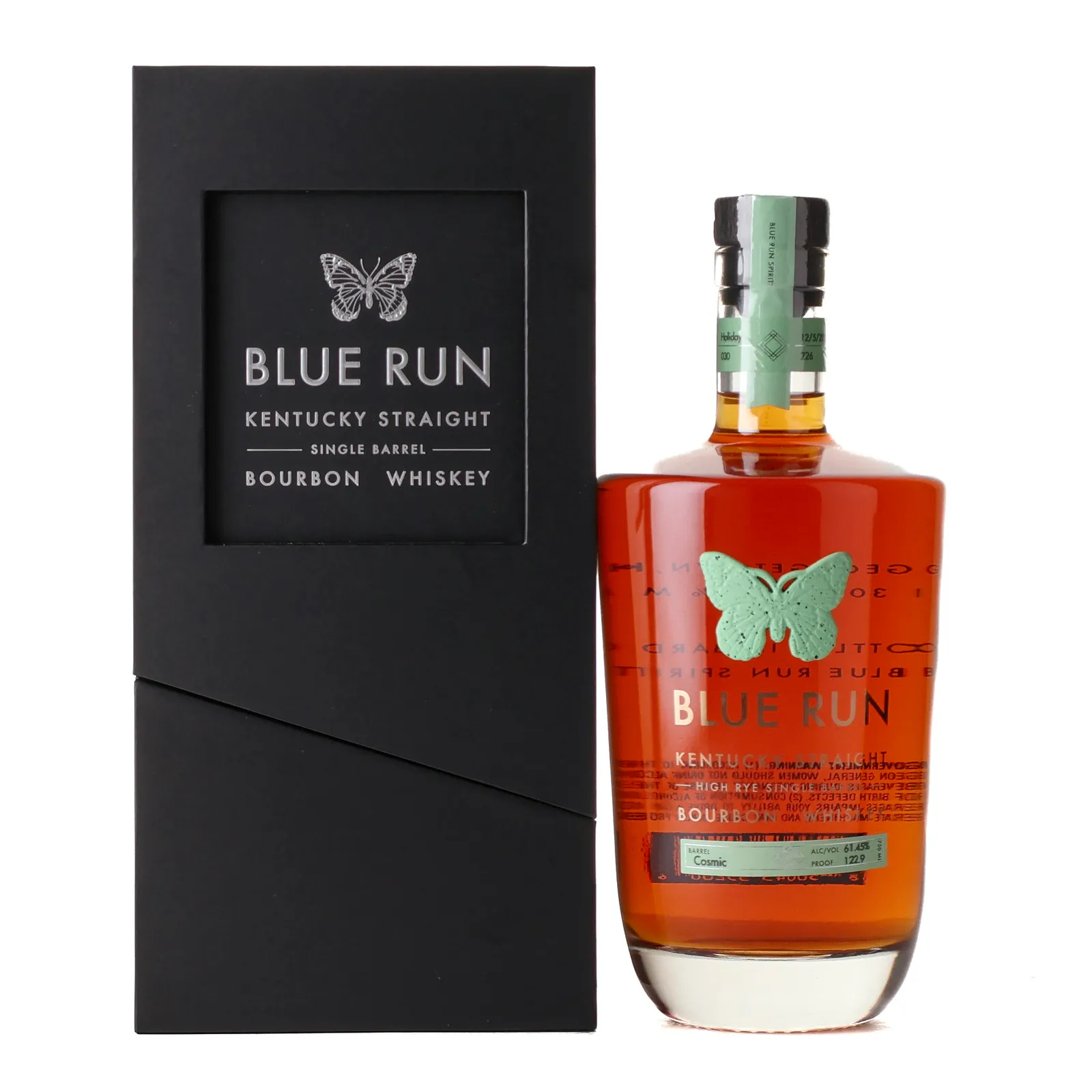 Blue Run Winter Solstice Collection: Cosmic Single Barrel Bourbon, 2022, 61.5% whisky bottle