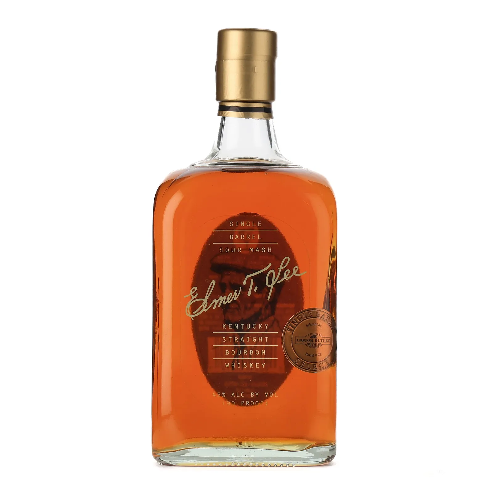 Elmer T. Lee Single Barrel Bourbon Cask, Cask #27, 2014, 45% whisky bottle