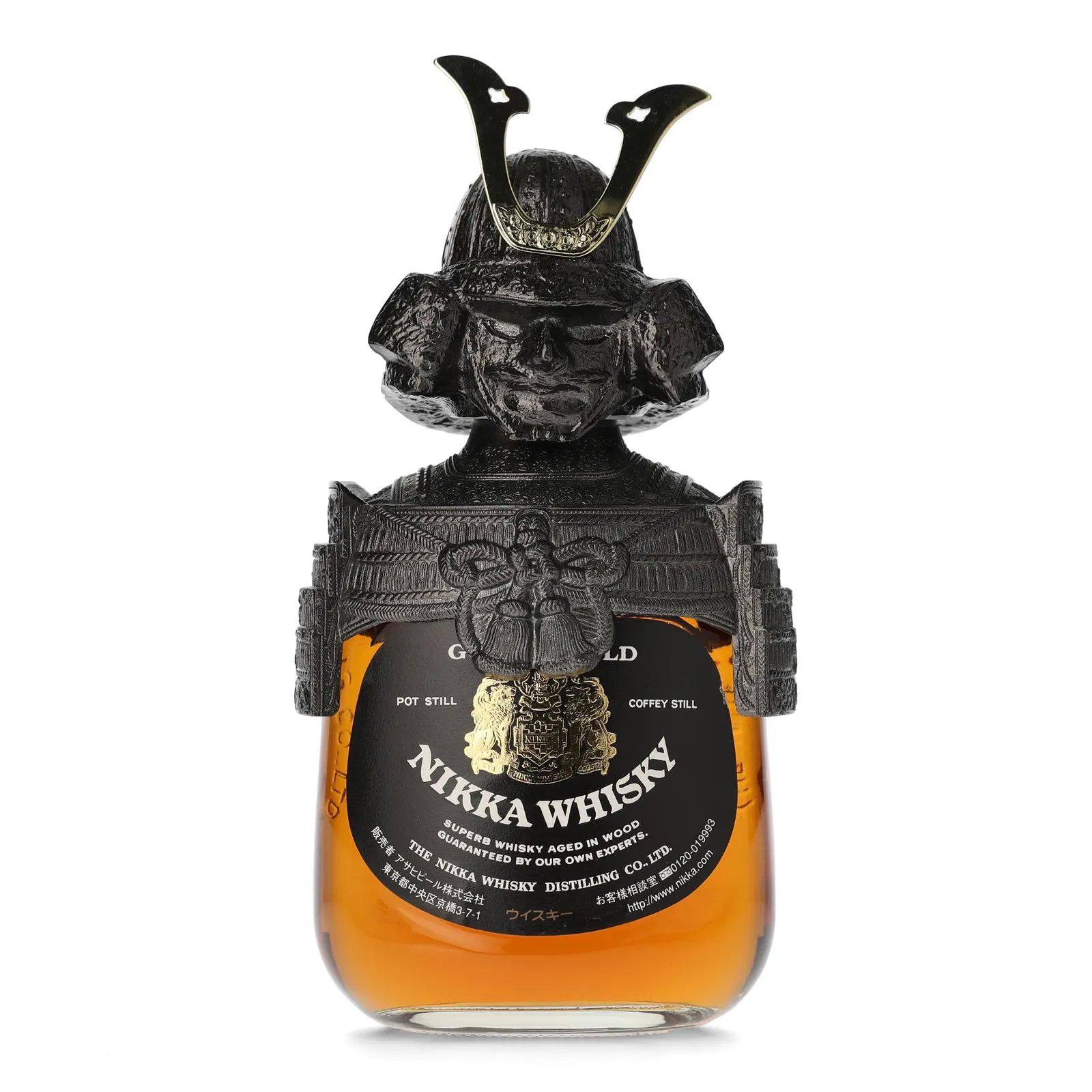 Nikka Gold & Gold Samurai Commander, 43% whisky bottle