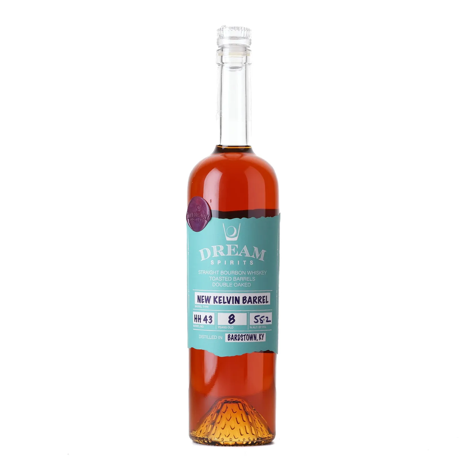 Dream Spirits Toasted Barrel Bourbon 8 Year Old, Toasted Barrel Cask, Cask #HH 43, Canon Law Private Barrel Selection, 55.2% whisky bottle