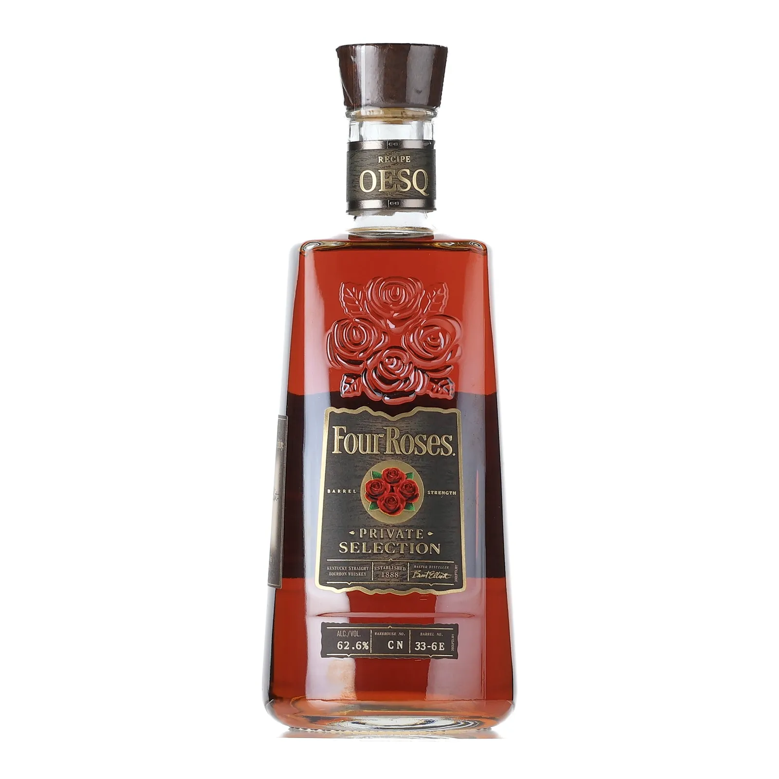 Four Roses Private Selection OESQ 9 Year Old, Cask #33-6E, 62.6% whisky bottle