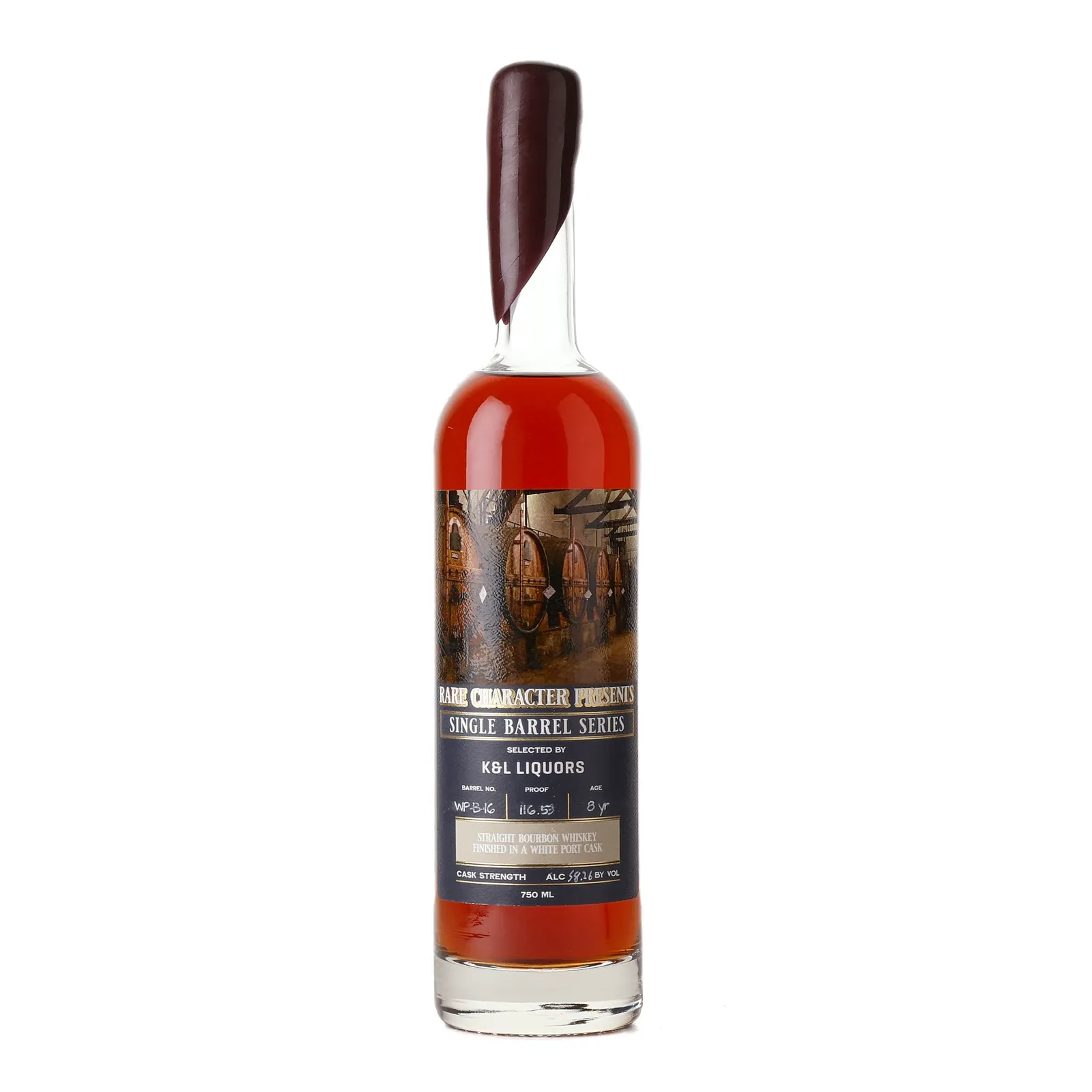 Rare Character Single Barrel Series 8 Year Old, White Port Cask, Cask #WP-B-16, Rare Character, 58.26% whisky bottle