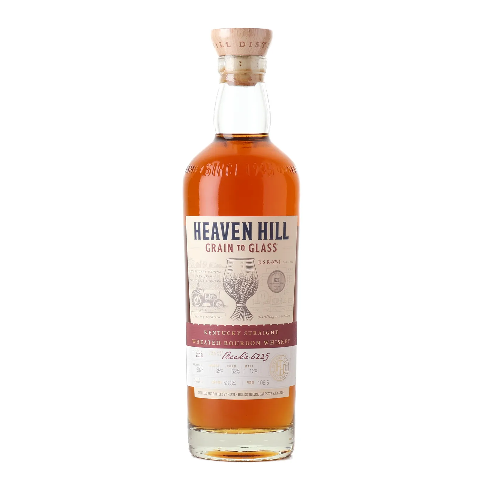 Heaven Hill Grain to Glass Wheated Bourbon 7 Year Old, 2025, 53.3% whisky bottle