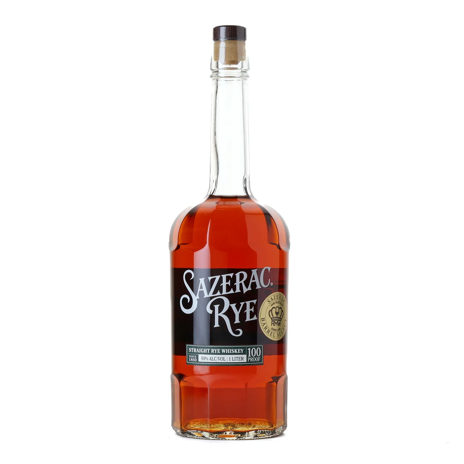 Sazerac Rye 100 Proof RMW Barrel Select 6 Year Old, Cask #049, 2026, 50% whisky bottle