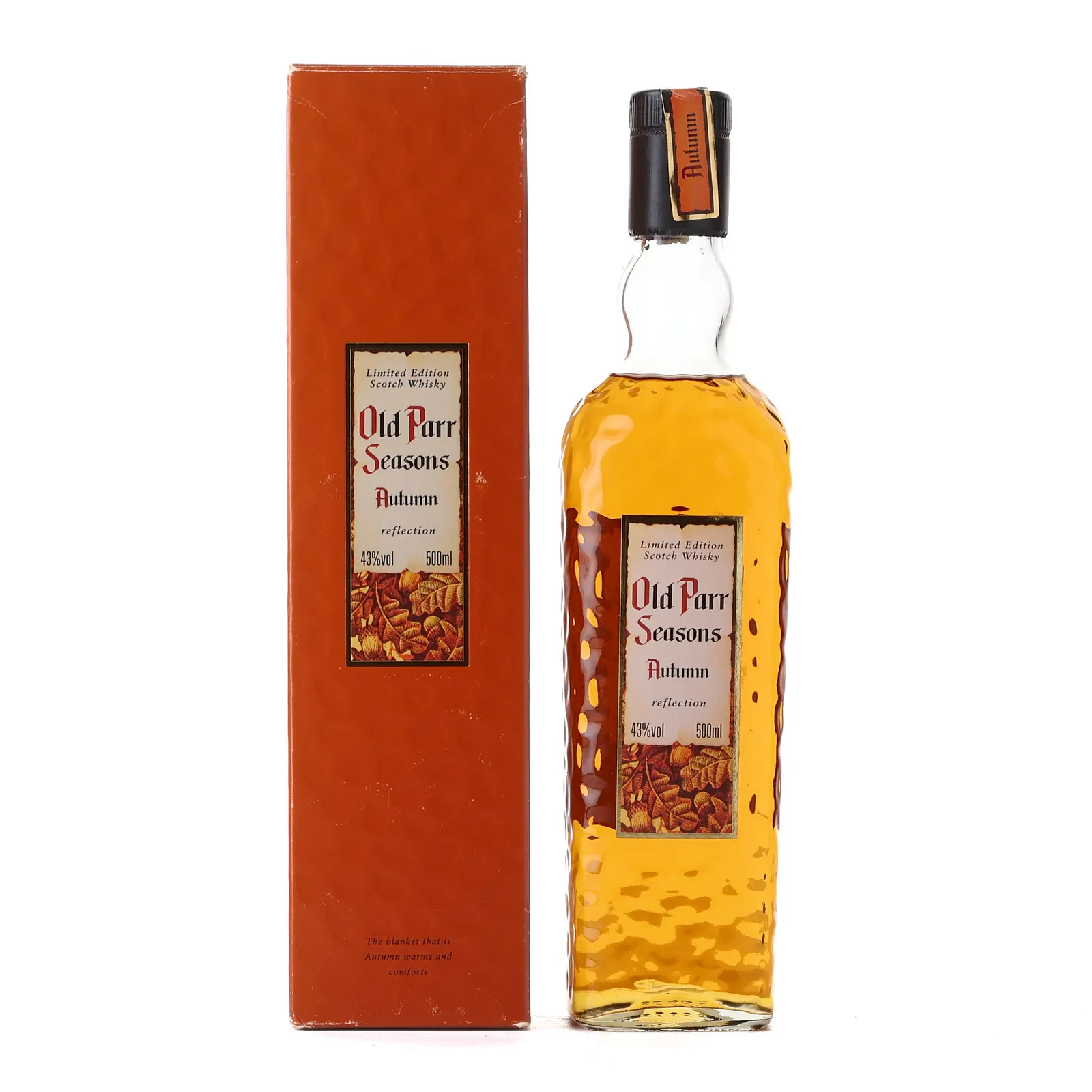 Old Parr Seasons - Autumn Reflection, 43% whisky bottle