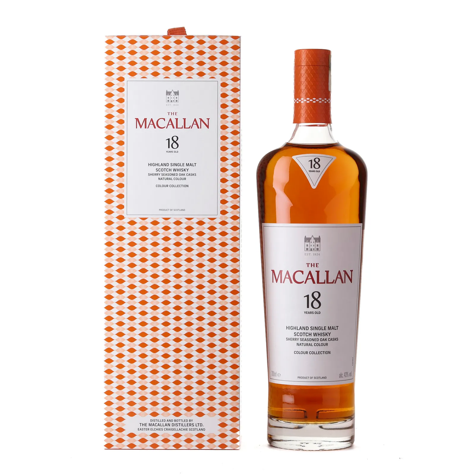 Macallan 18 Year Old Colour Collection whisky bottle