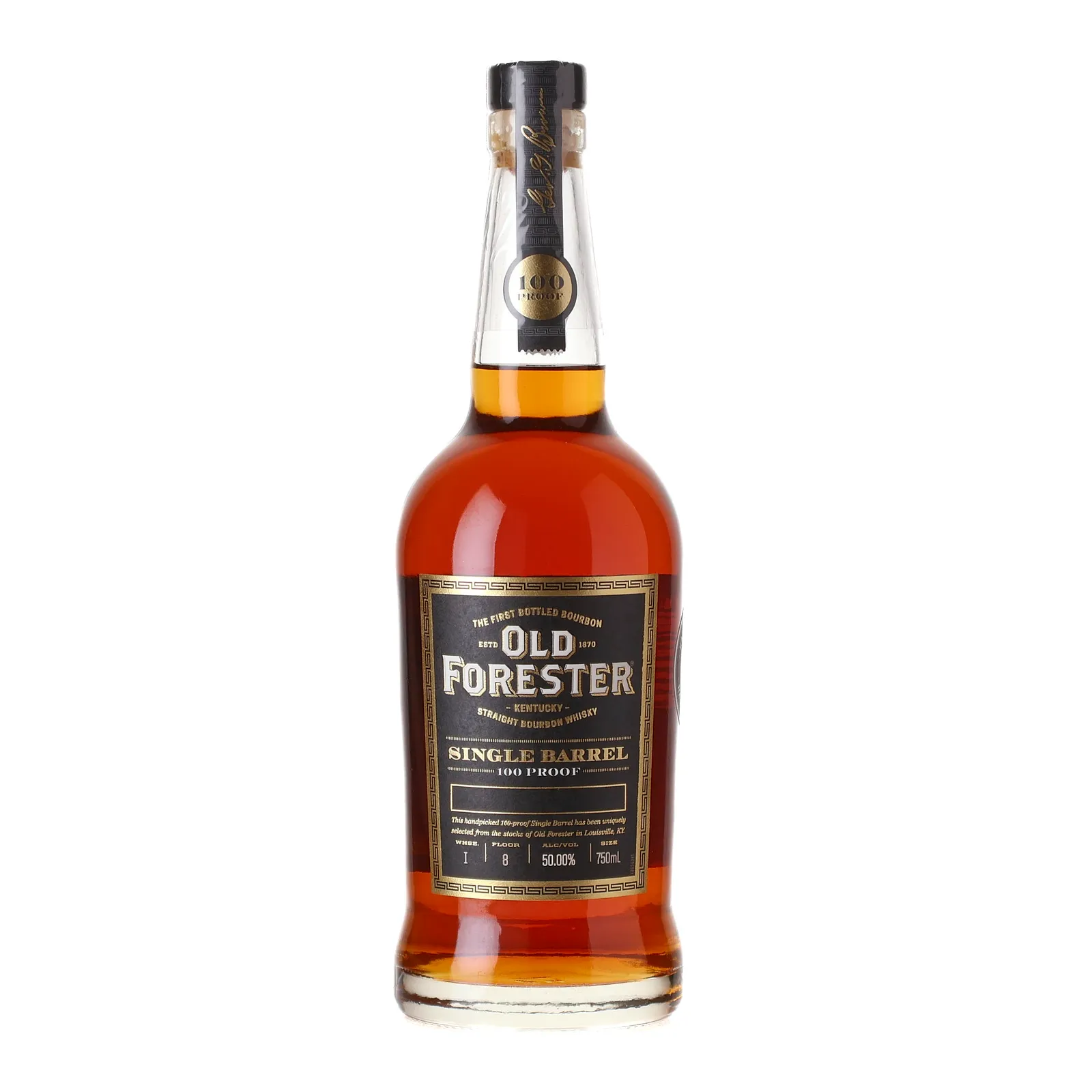 Old Forester Eleveighted, Prime Barrel Private Barrel Selection, 100 Proof, Selection No. 131, 50% whisky bottle