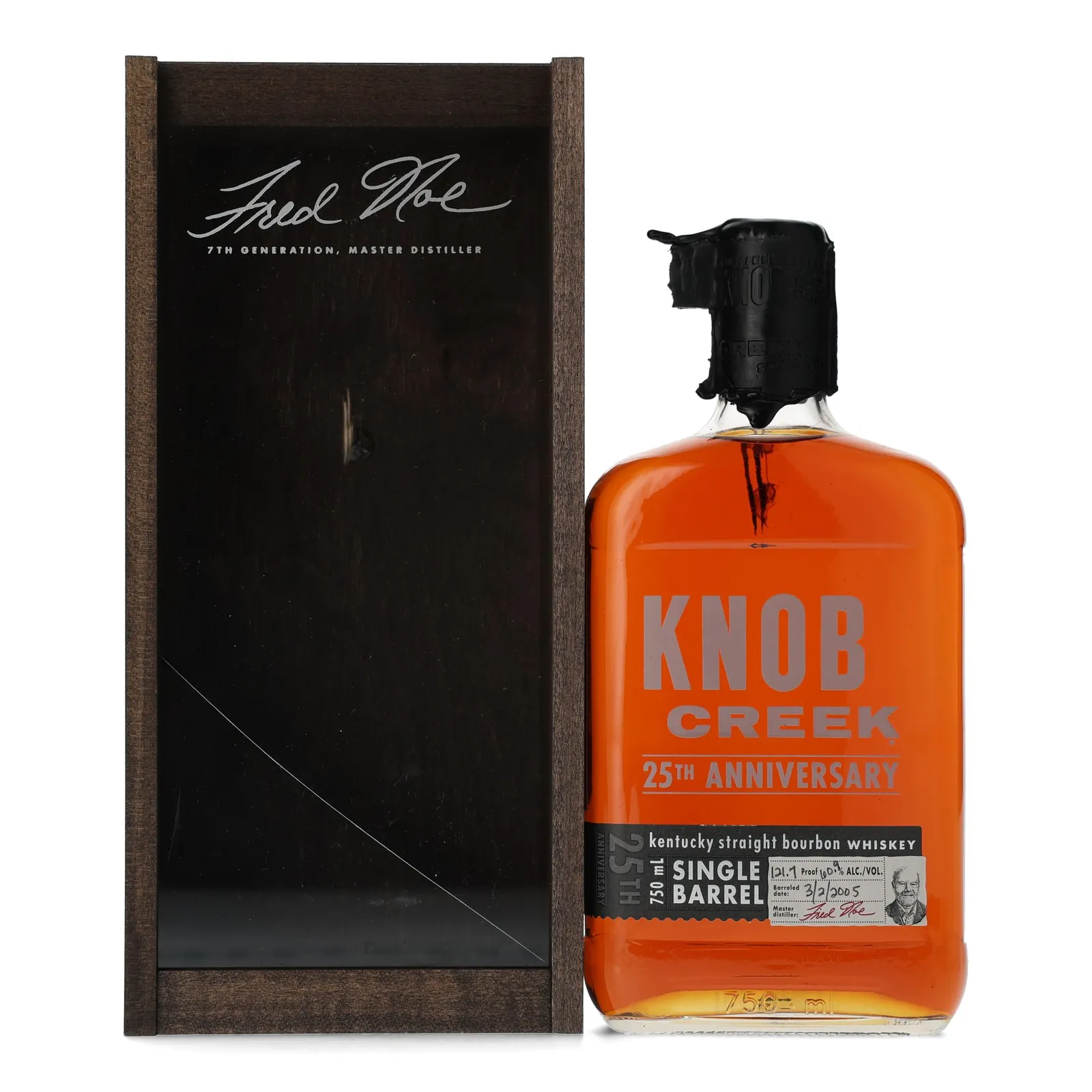 Knob Creek 25th Anniversary Single Barrel 12 Year Old, 2017, 60.9% whisky bottle