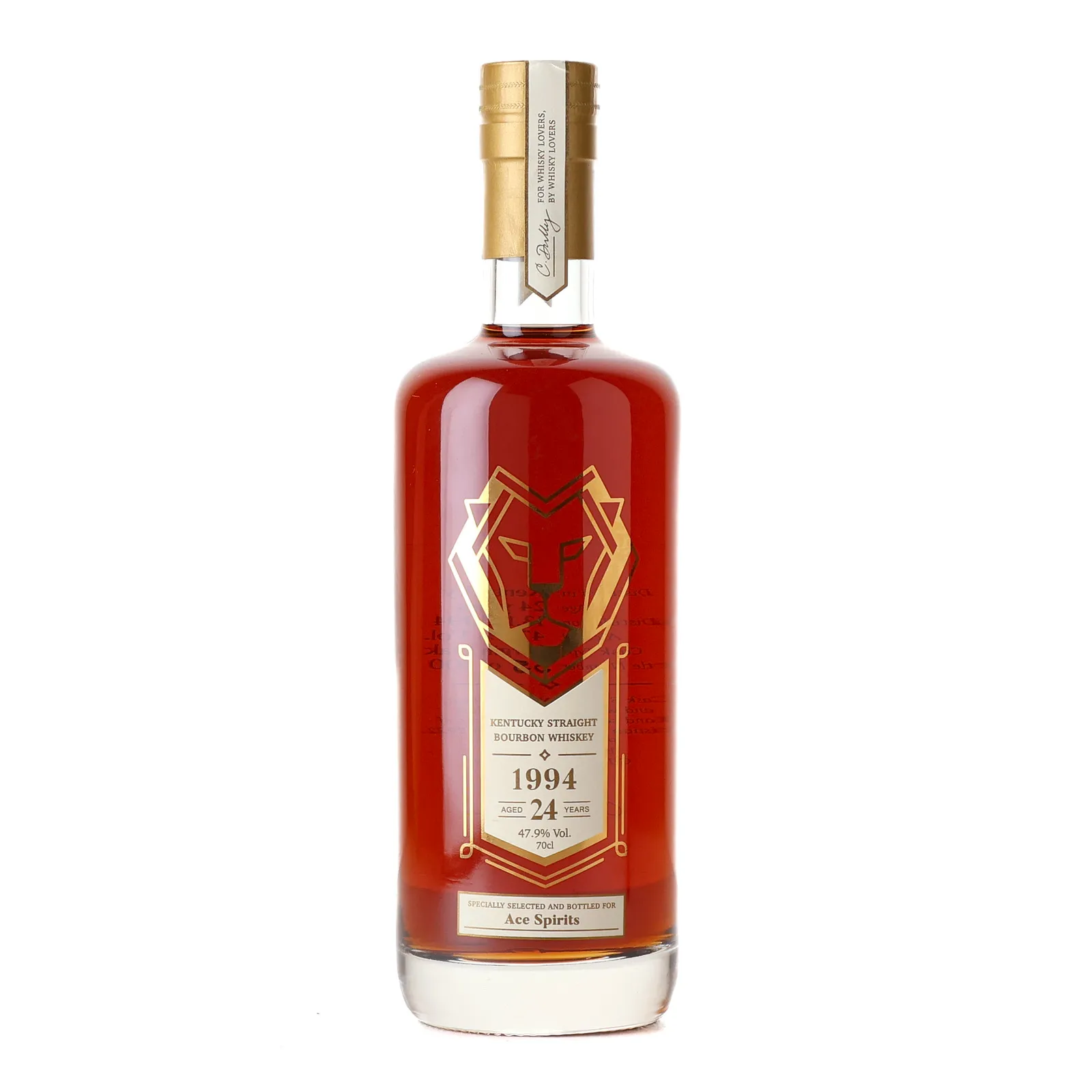 C. Dully 24 Year Old, Virgin Oak Cask, 1994, Ace Spirits, 47.9% whisky bottle