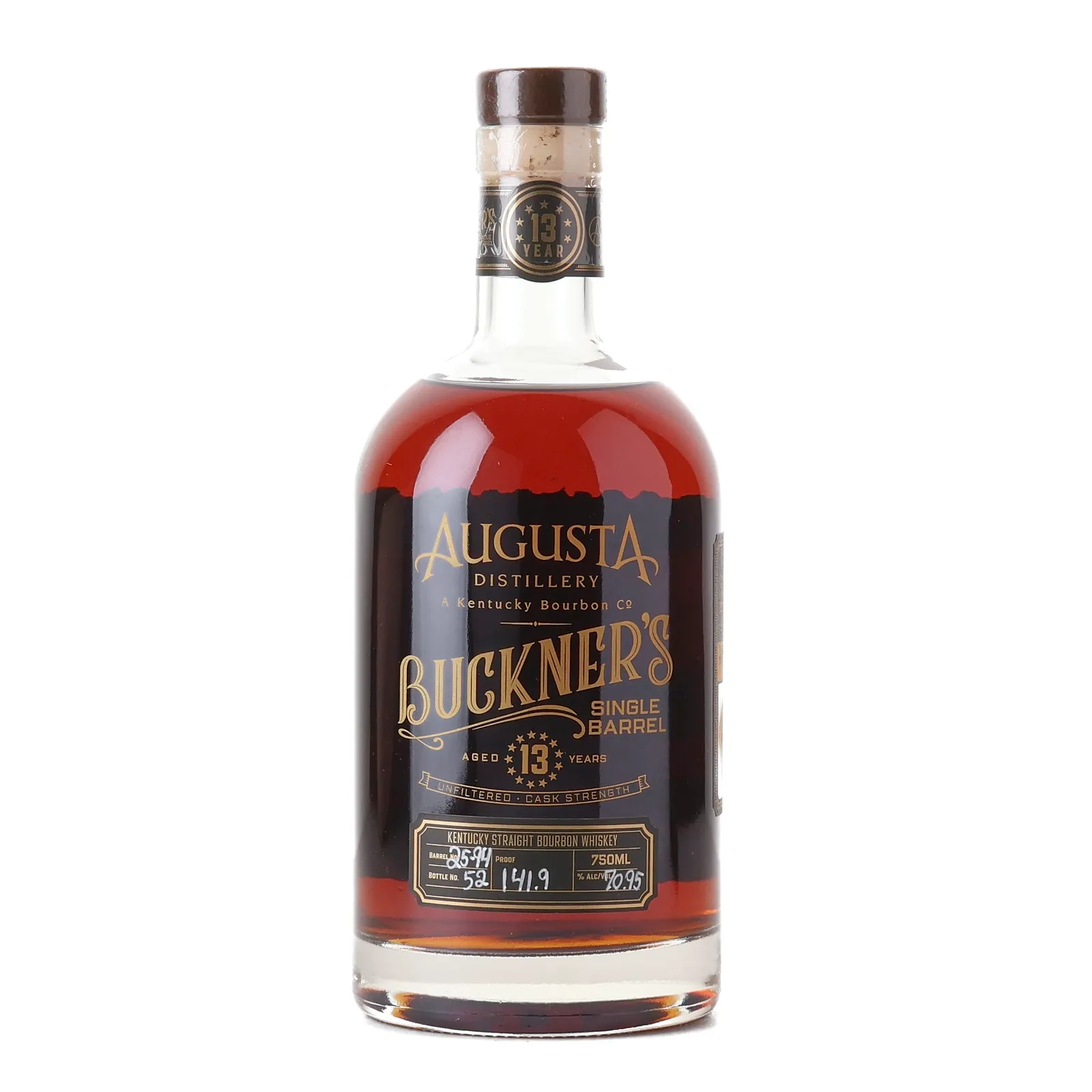 Buckner's The Mash Up Podcast Private Barrel Selection 13 Year Old, Cask #25-94, 2023, 70.95% whisky bottle