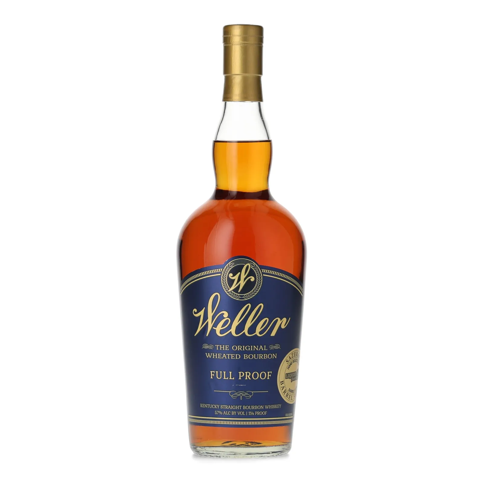 Weller Full Proof, Cask #115, 57% whisky bottle