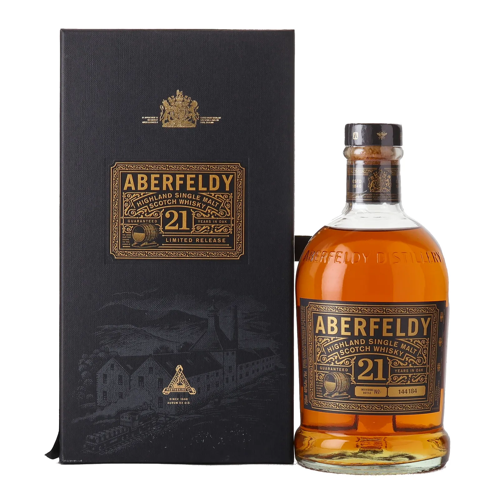 Aberfeldy 21 Year Old, Bourbon & Sherry Cask, 40%, 75cl whisky bottle