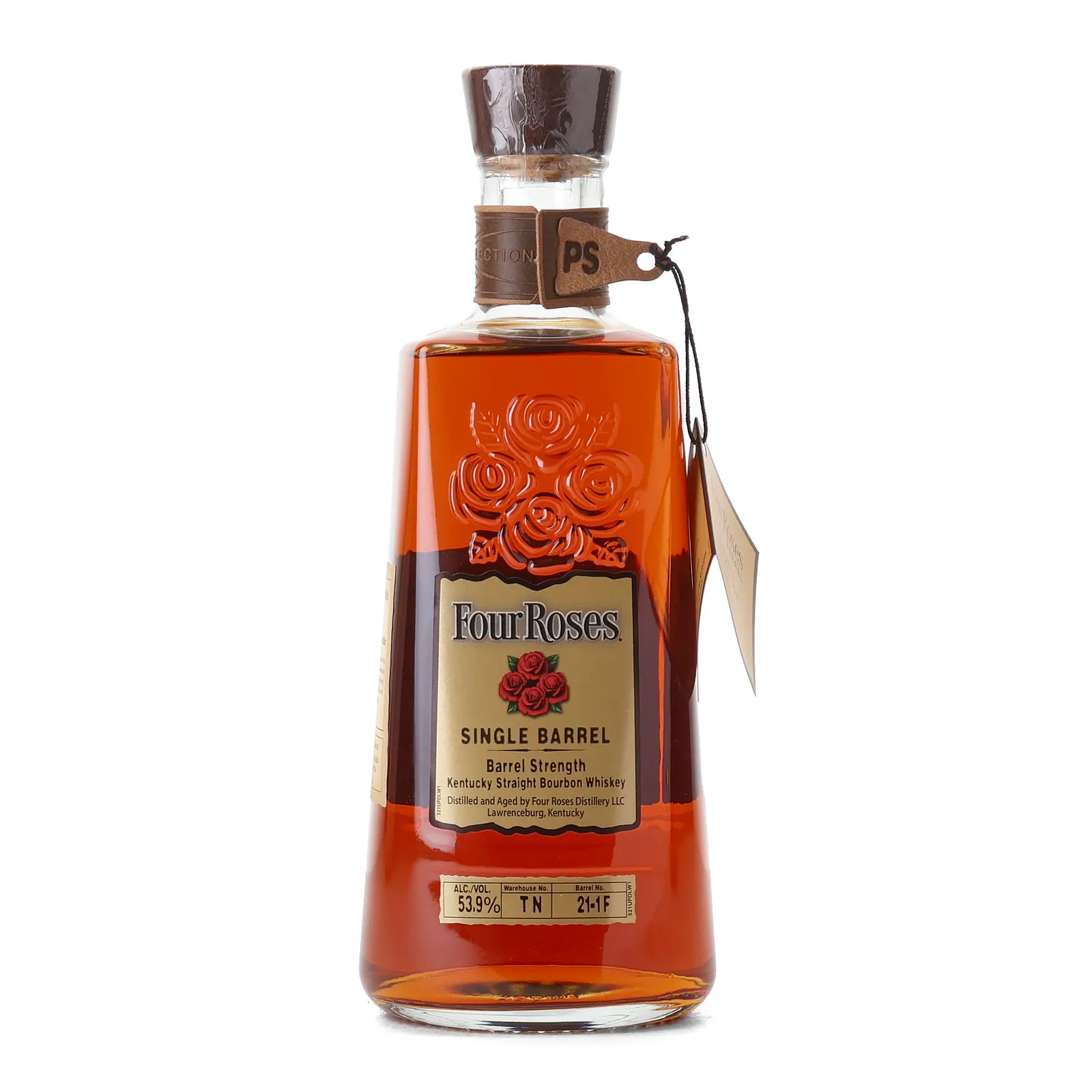 Four Roses Barrel Strength OESV Private Selection 10 Year Old, New Charred Oak Cask, Cask #21-1F, 2023, 53.9% whisky bottle