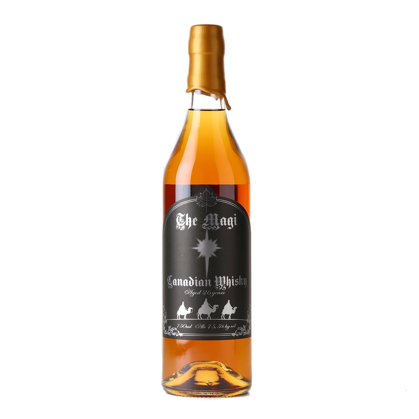 Magi 26 Year Old, K.W.V.A. Inc., 75.5% whisky bottle