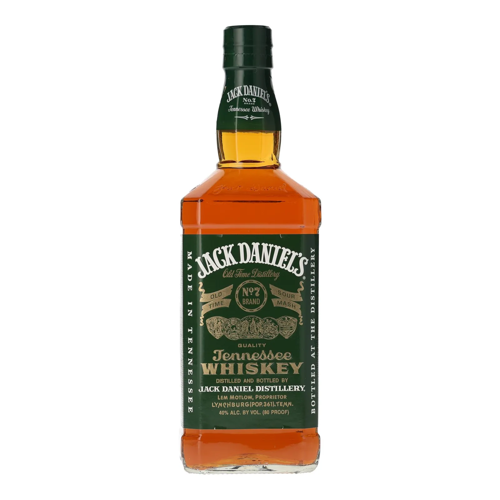 Jack Daniel's Green Label, 40%, 1L whisky bottle