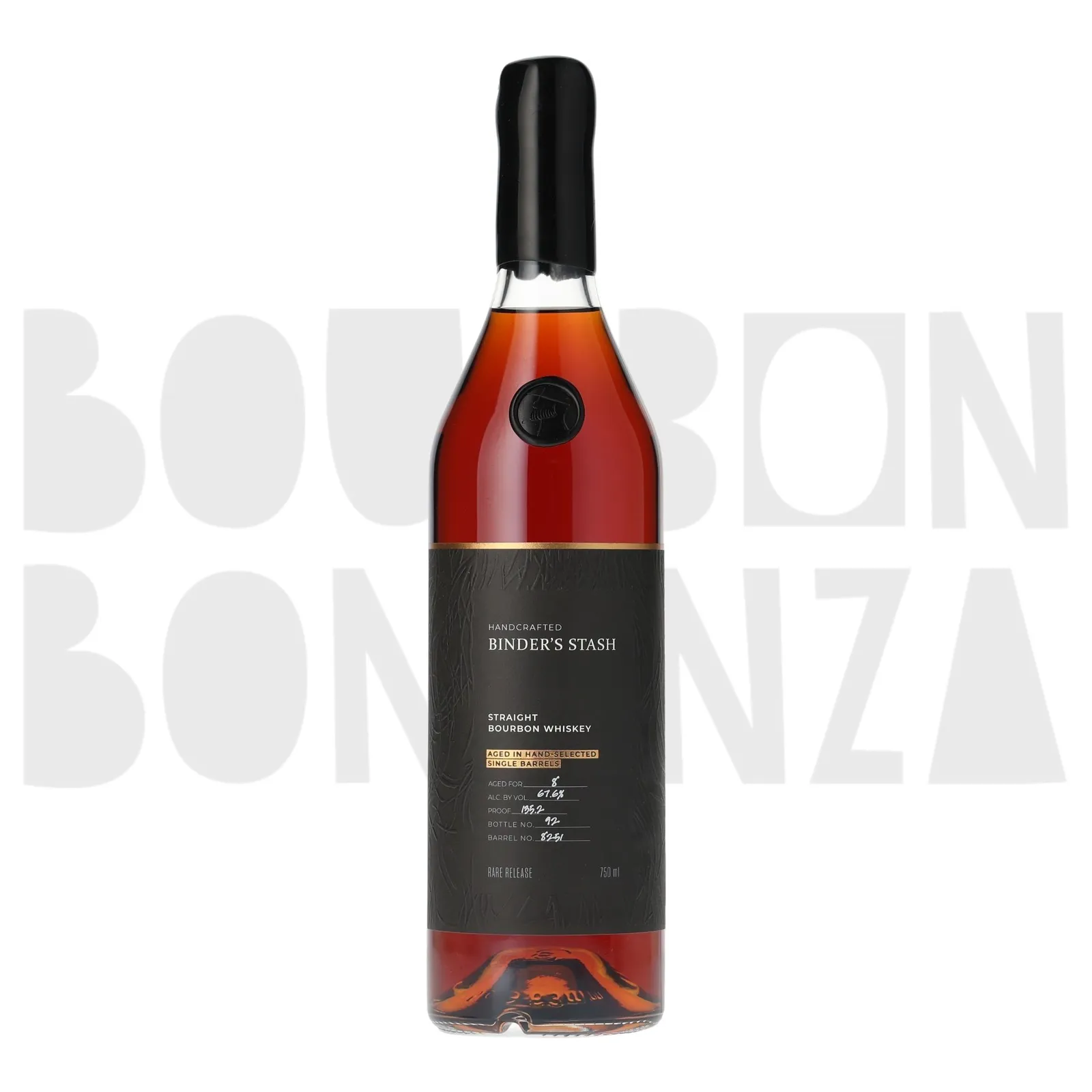 Binder's Stash Private Barrel Selection 8 Year Old, American Oak Cask, Cask #8251, Bourbon Bonanza 2026, Binder's Stash, 67.6% whisky bottle