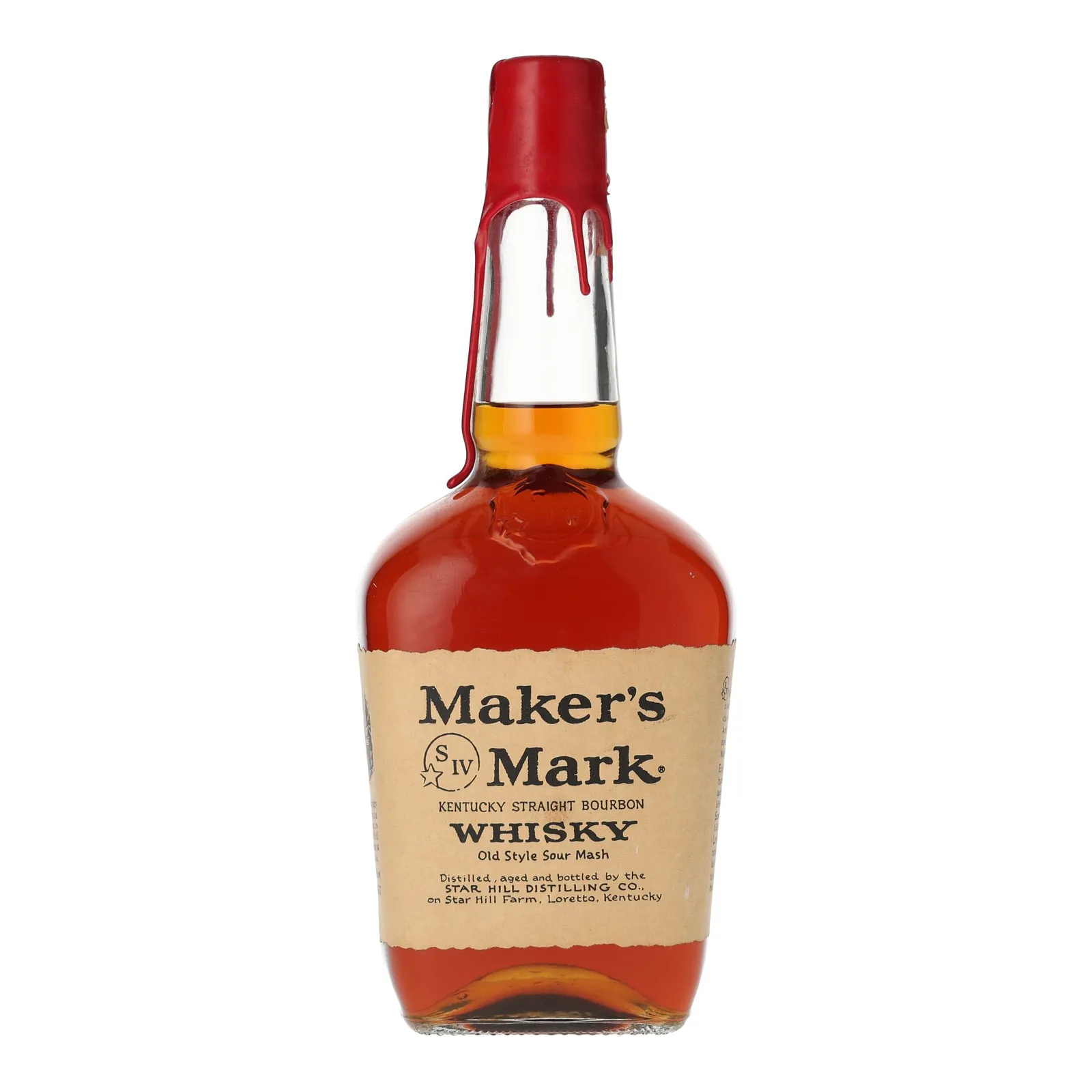 Maker's Mark Old Style Sour Mash, 45% whisky bottle