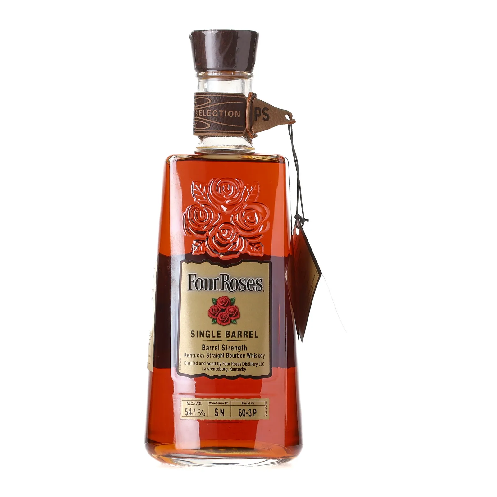 Four Roses Single Barrel Private Selection OBSO 10 Year Old, Bourbon Cask, Cask #60-3P, 2025, 54.1% whisky bottle