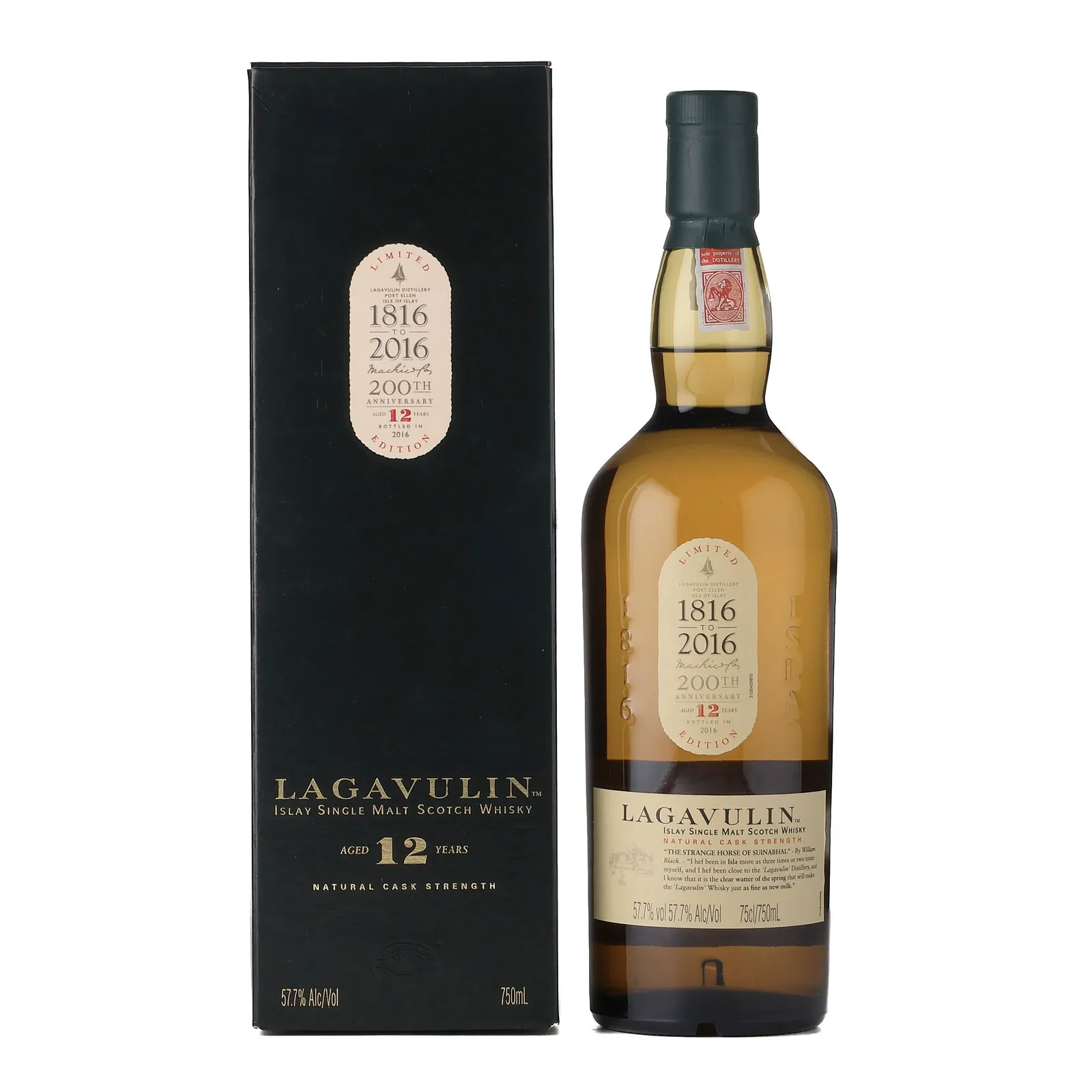 Lagavulin 12 Year Old 2016 Release, American Oak Cask, 2016, 57.7% whisky bottle