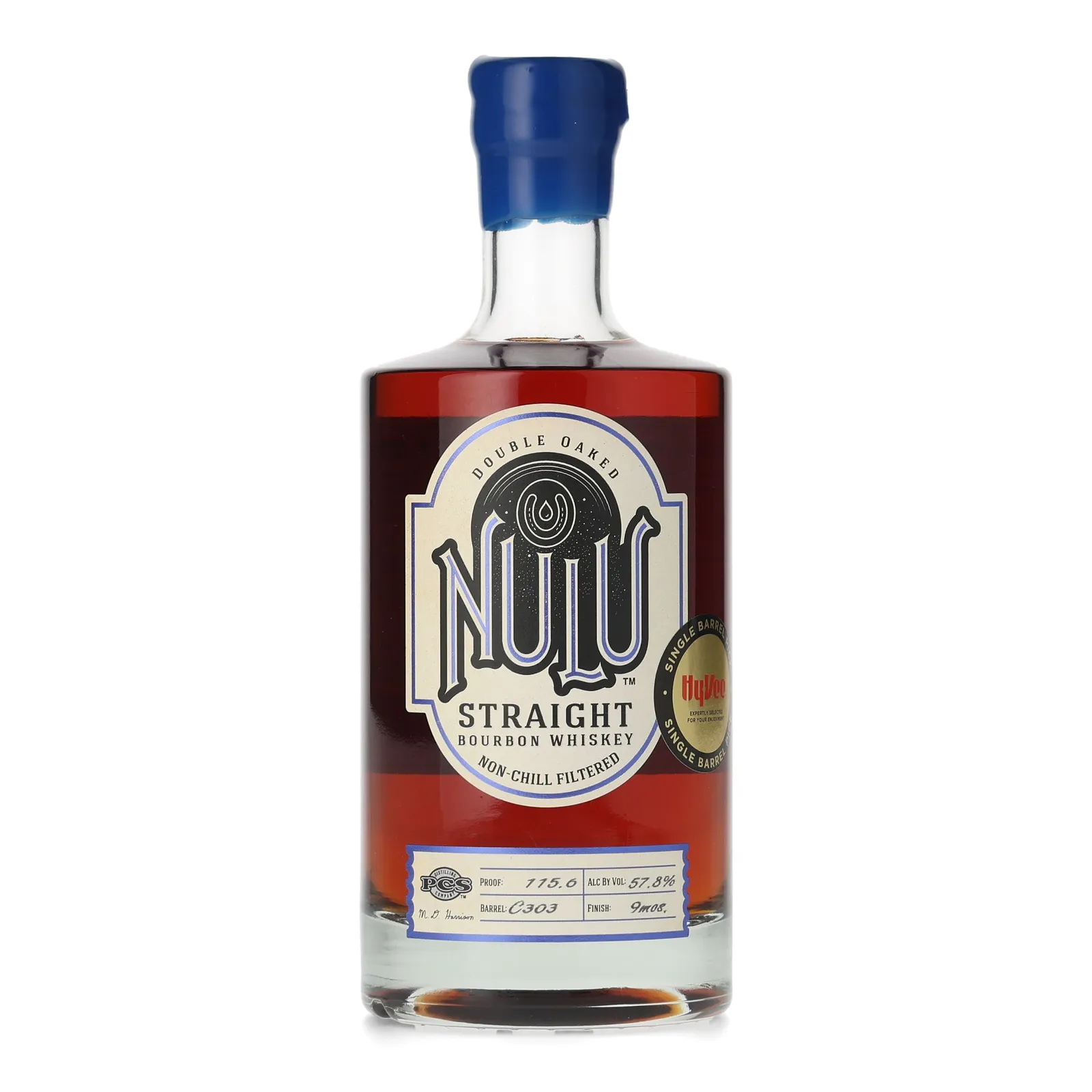 Nulu Double Oaked Hy-Vee Private Barrel Selection, Oak Cask, Cask #C303, 57.8% whisky bottle