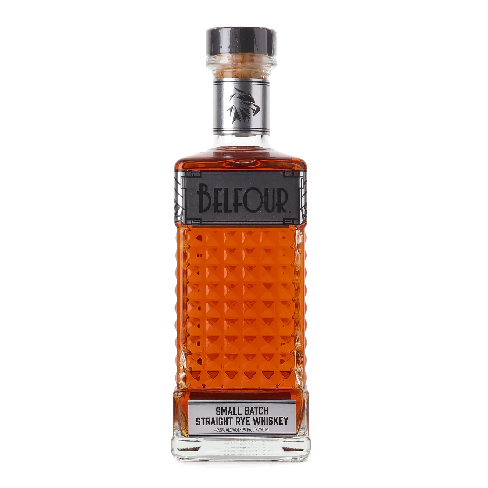 Belfour Small Batch No. Straight Rye Whiskey, 49.5% whisky bottle