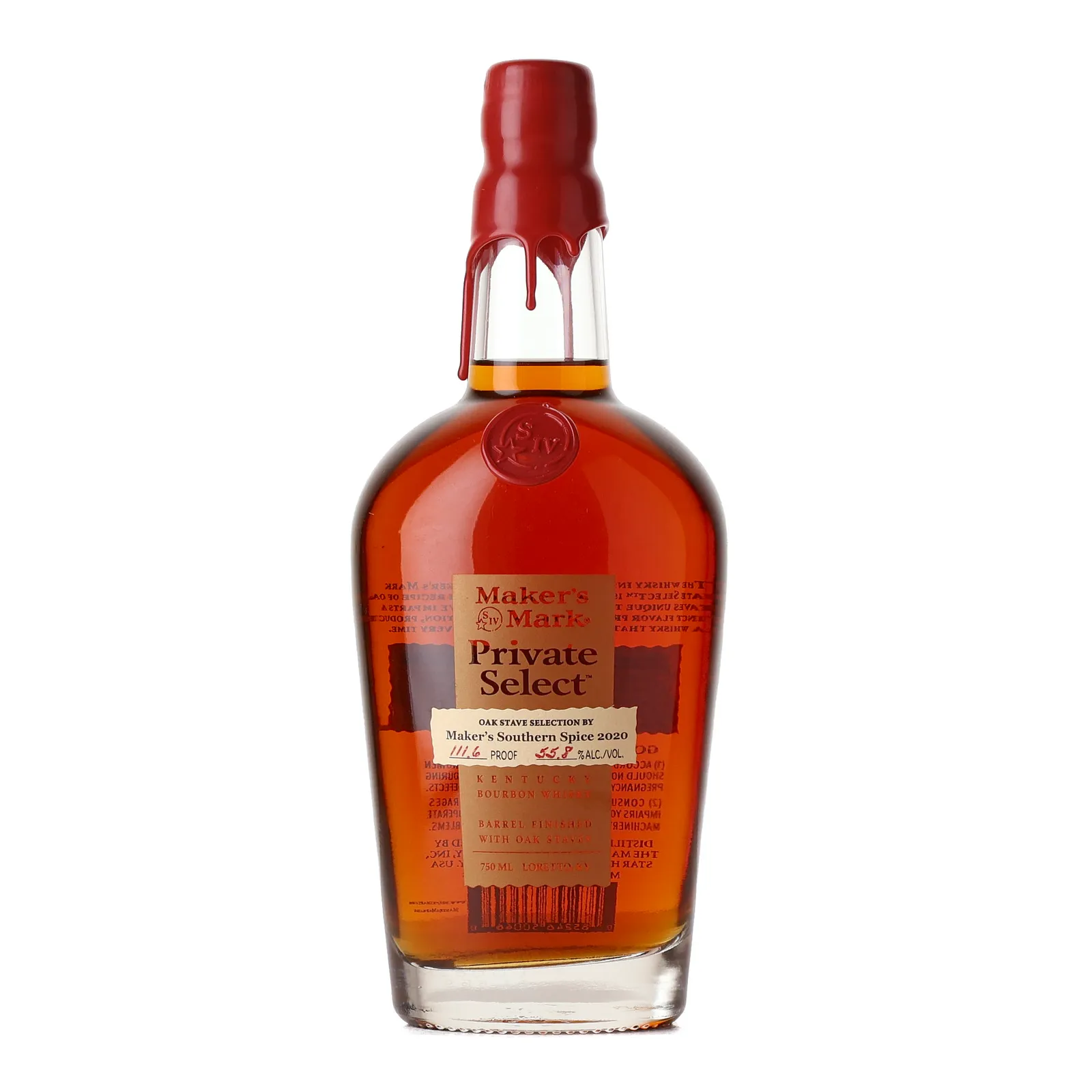 Maker's Mark Private Select Maker's Southern Spice 2020, Oak Cask, 2020, 55.8% whisky bottle