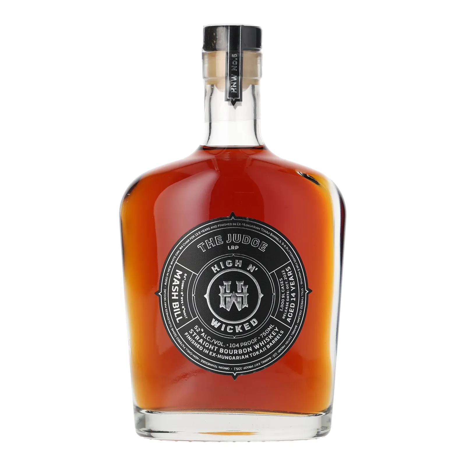 High N' Wicked The Judge 14 Year Old, Tokaji Wine Cask, HNW No. 6, High N' Wicked, 52% whisky bottle