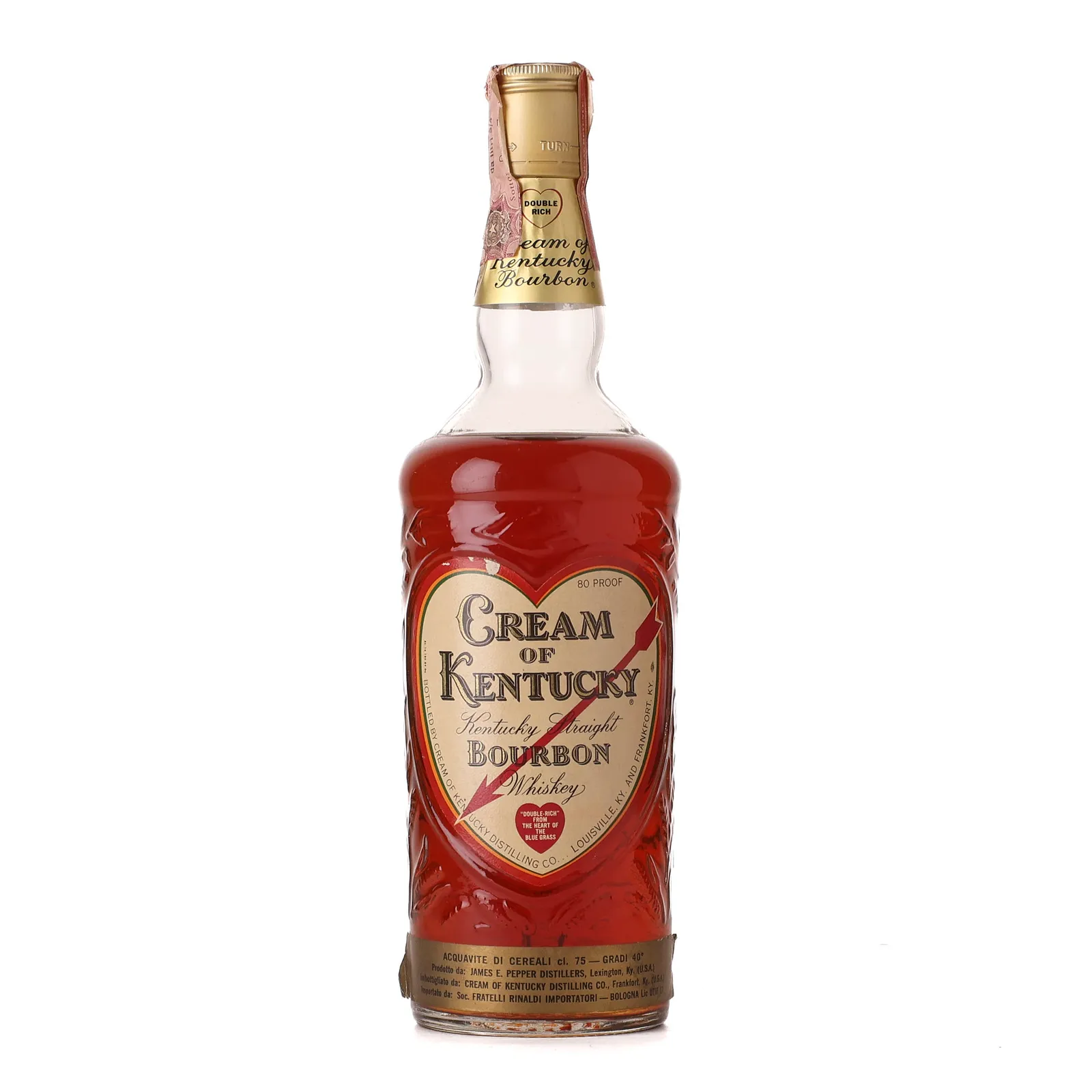 Cream of Kentucky Double Rich, Bourbon Cask, 40% whisky bottle
