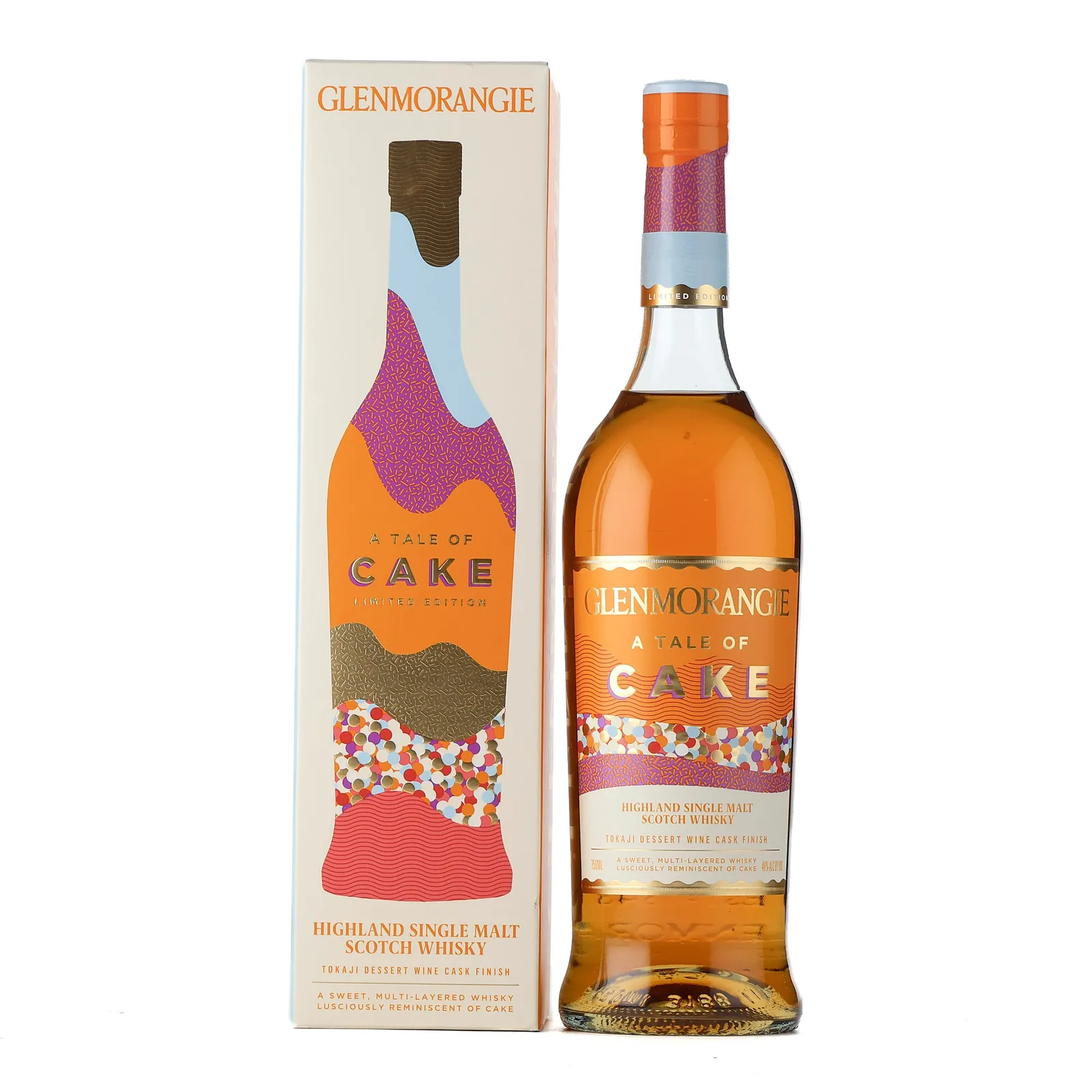 Glenmorangie A Tale of Cake, Bourbon & Tokaji Wine Cask, 2020, 46%, 75cl whisky bottle